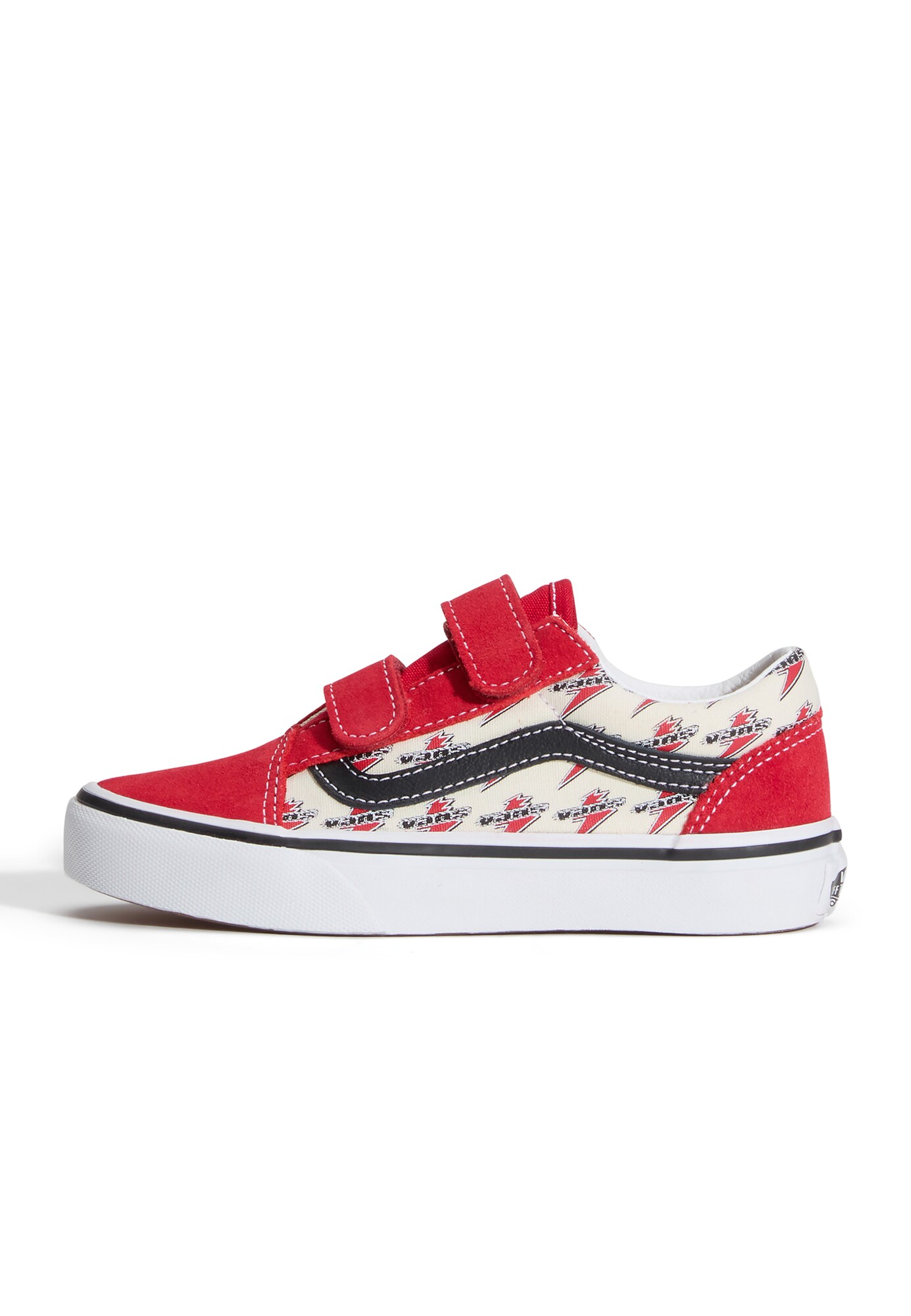 VANS Tenisky 'Old Skool'  červená / čierna / biela