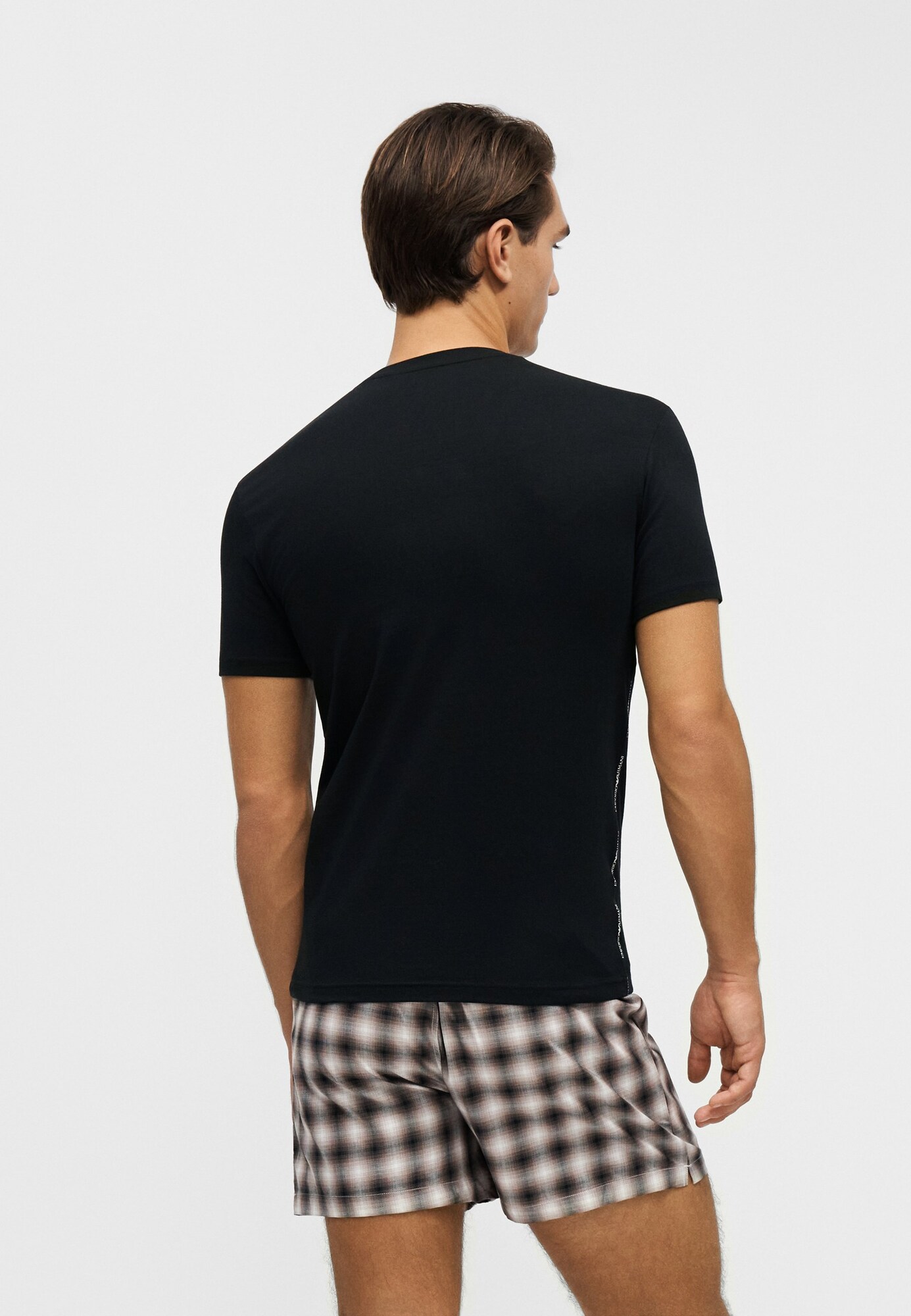 Emporio Armani Camiseta negro / blanco – imagen 8