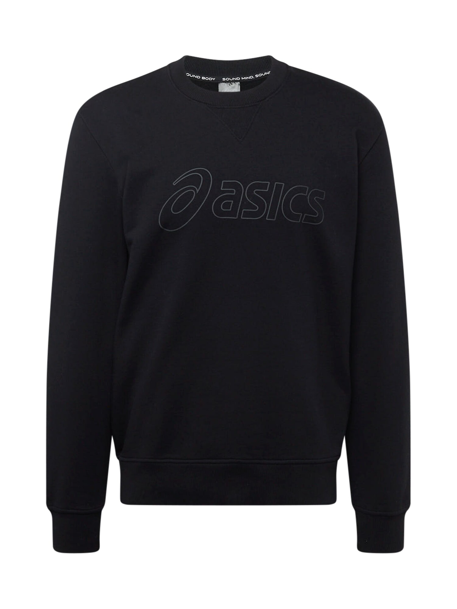 ASICS Sport szabadidős felsők  szürke / fekete akciós termékkép 1