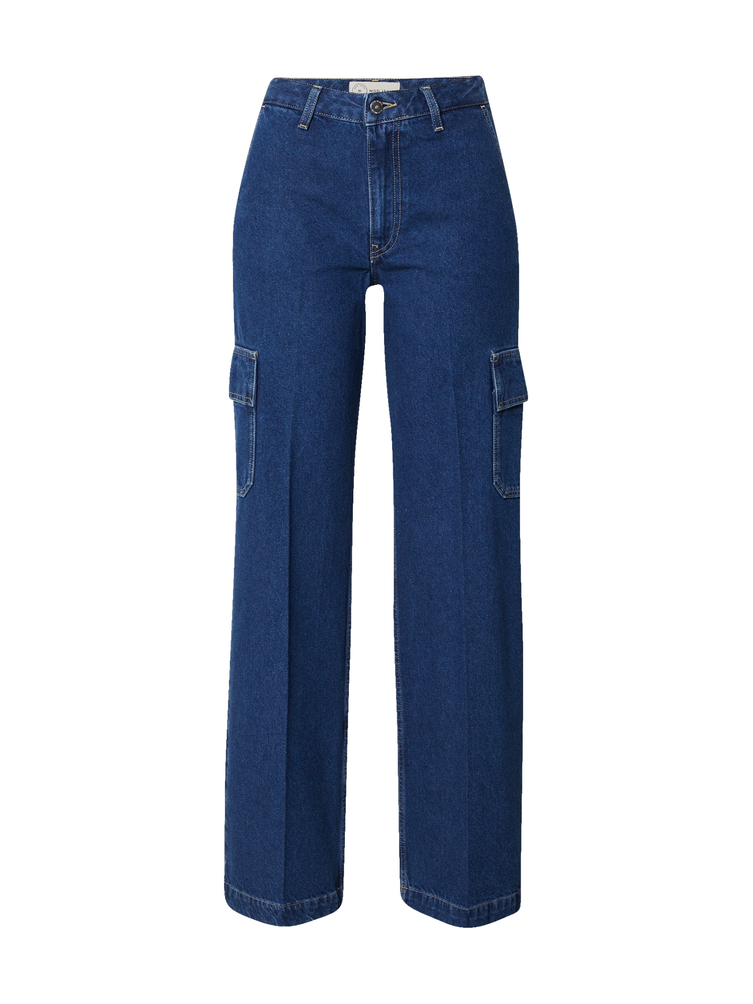 MUD Jeans Darbinio stiliaus džinsai 'Wilma Works' indigo spalva