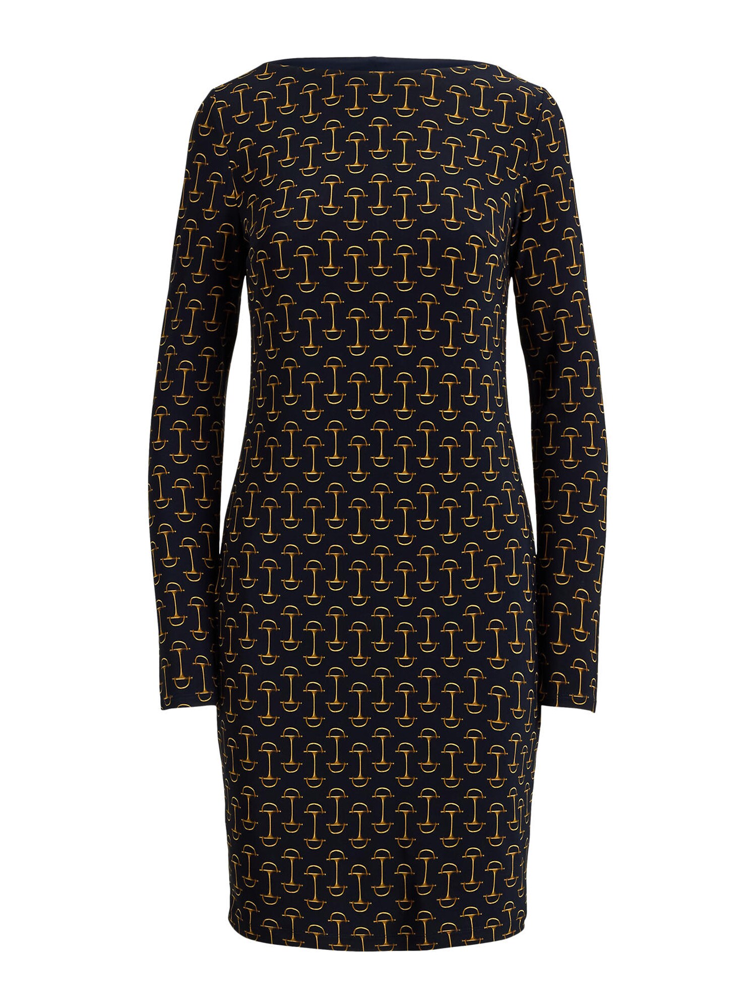 Lauren Ralph Lauren Rochie CLASSIC  bleumarin / maro / galben deschis