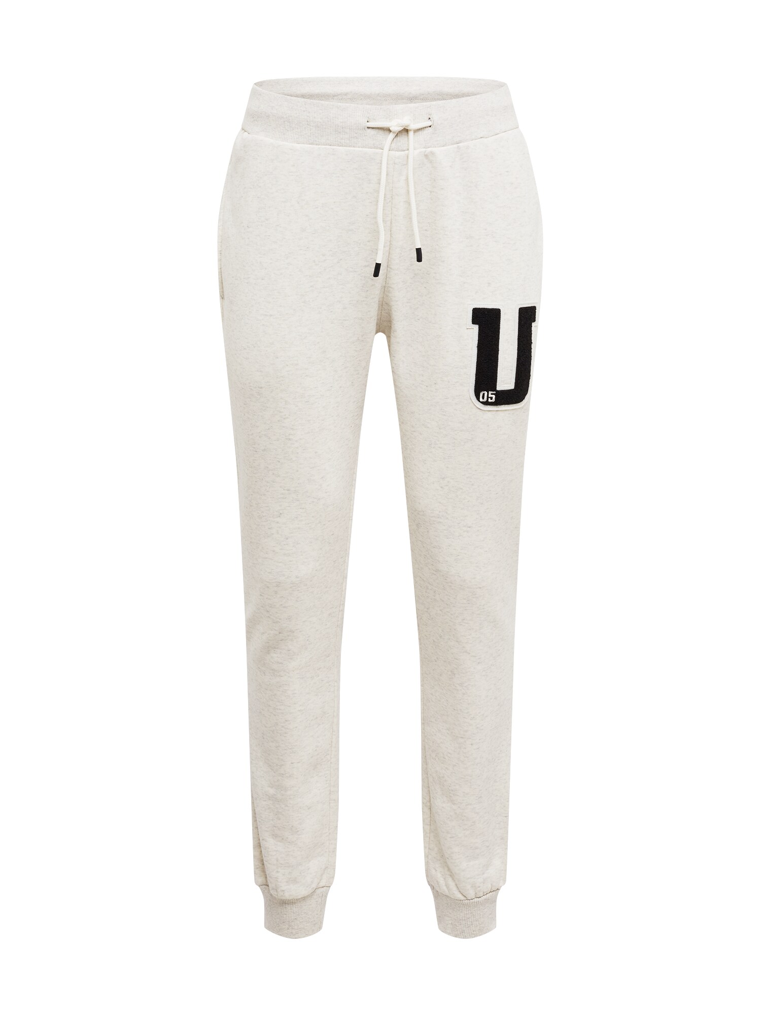 Urban Classics Kelnės  juoda / šviesiai pilka / balta