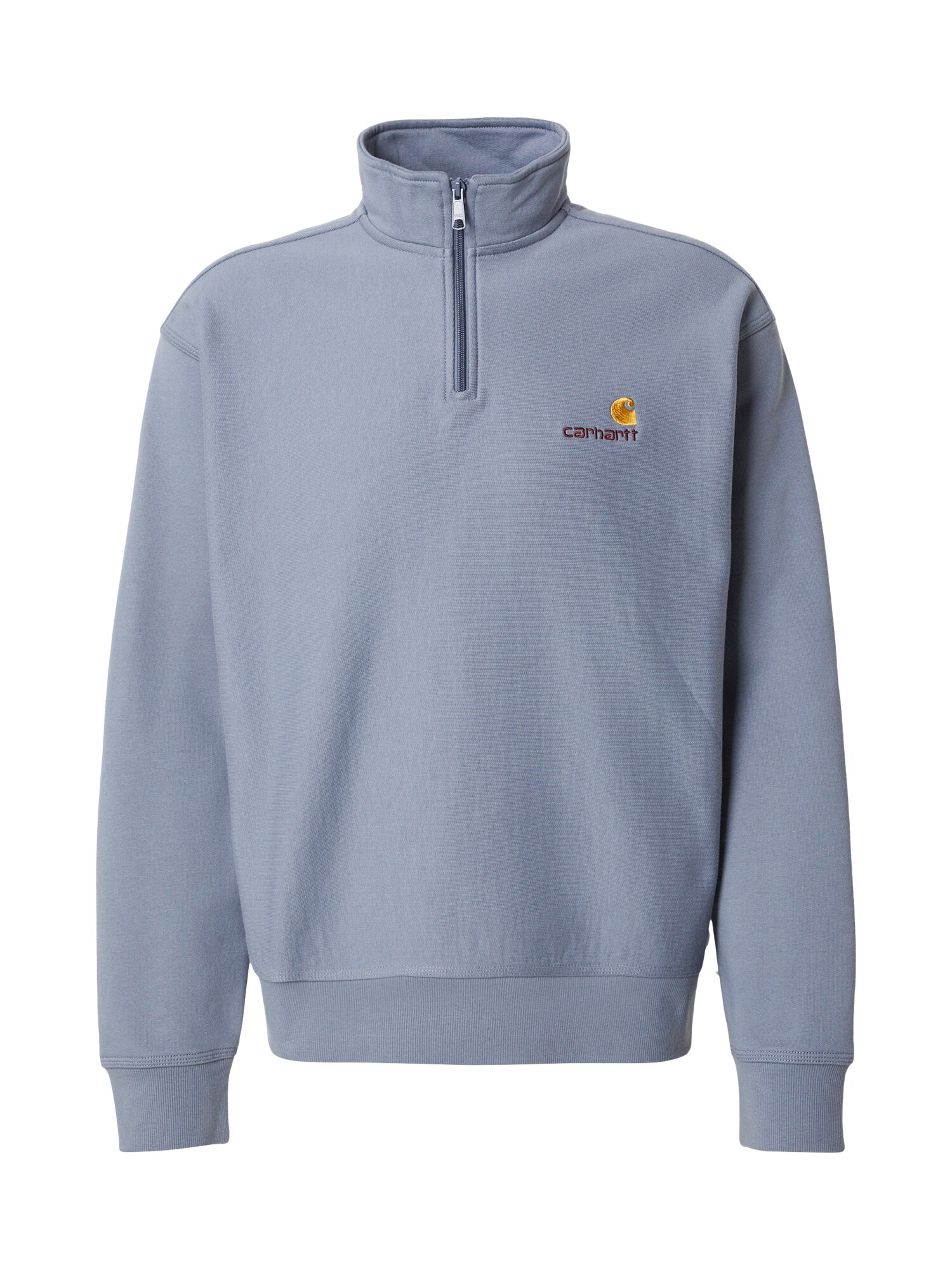 Carhartt WIP Mikina 'American Script'  modrosivá