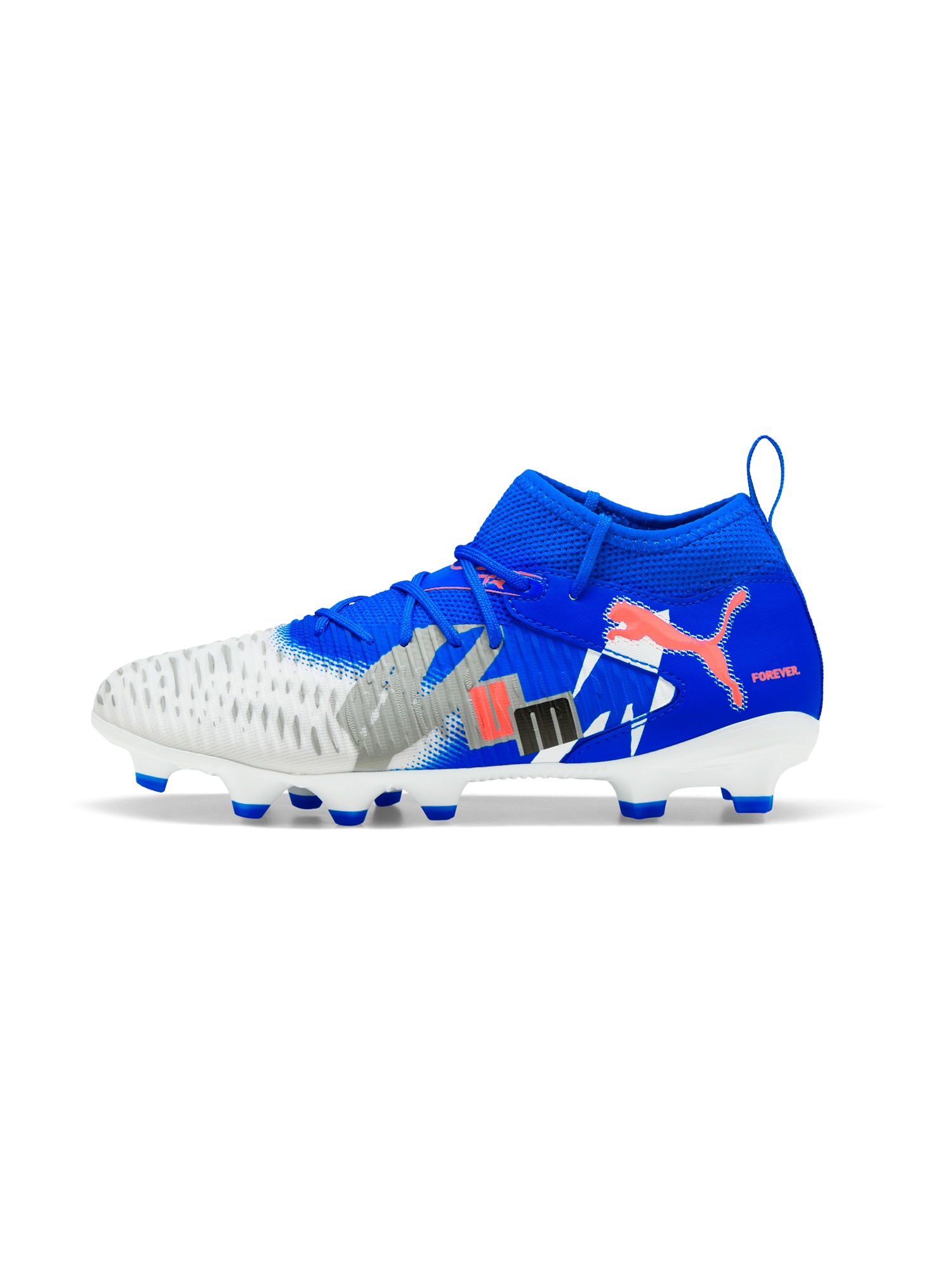 PUMA Sportcipő 'Future 8 Match Forever'  kék / szürke / korál / fehér akciós termékkép 1