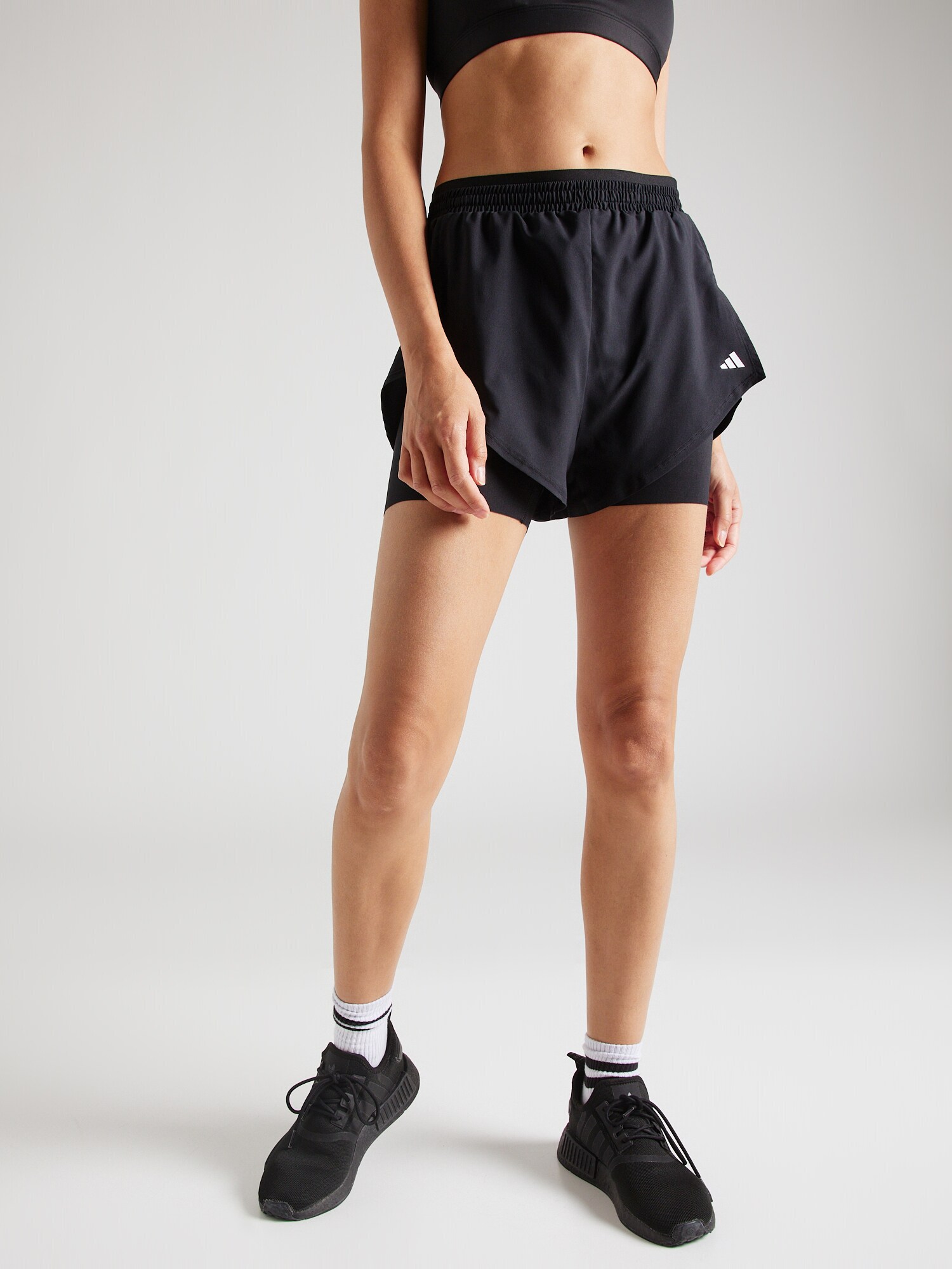 ADIDAS PERFORMANCE Sportnadrágok 'Designed For Training'  fekete / fehér termék 2. képe
