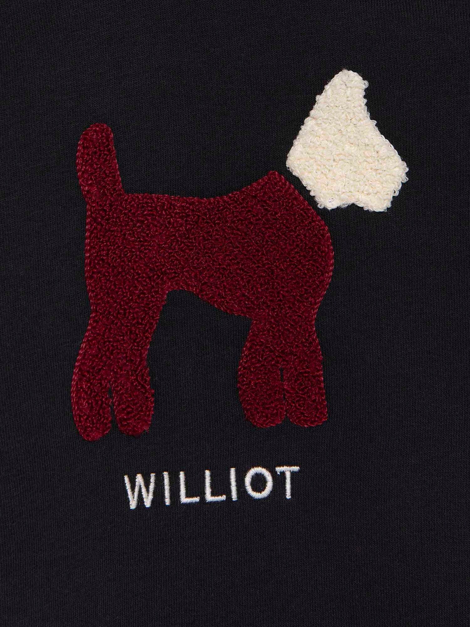 Williot Tréning póló  ekrü / burgundi vörös / fekete termék 2. képe