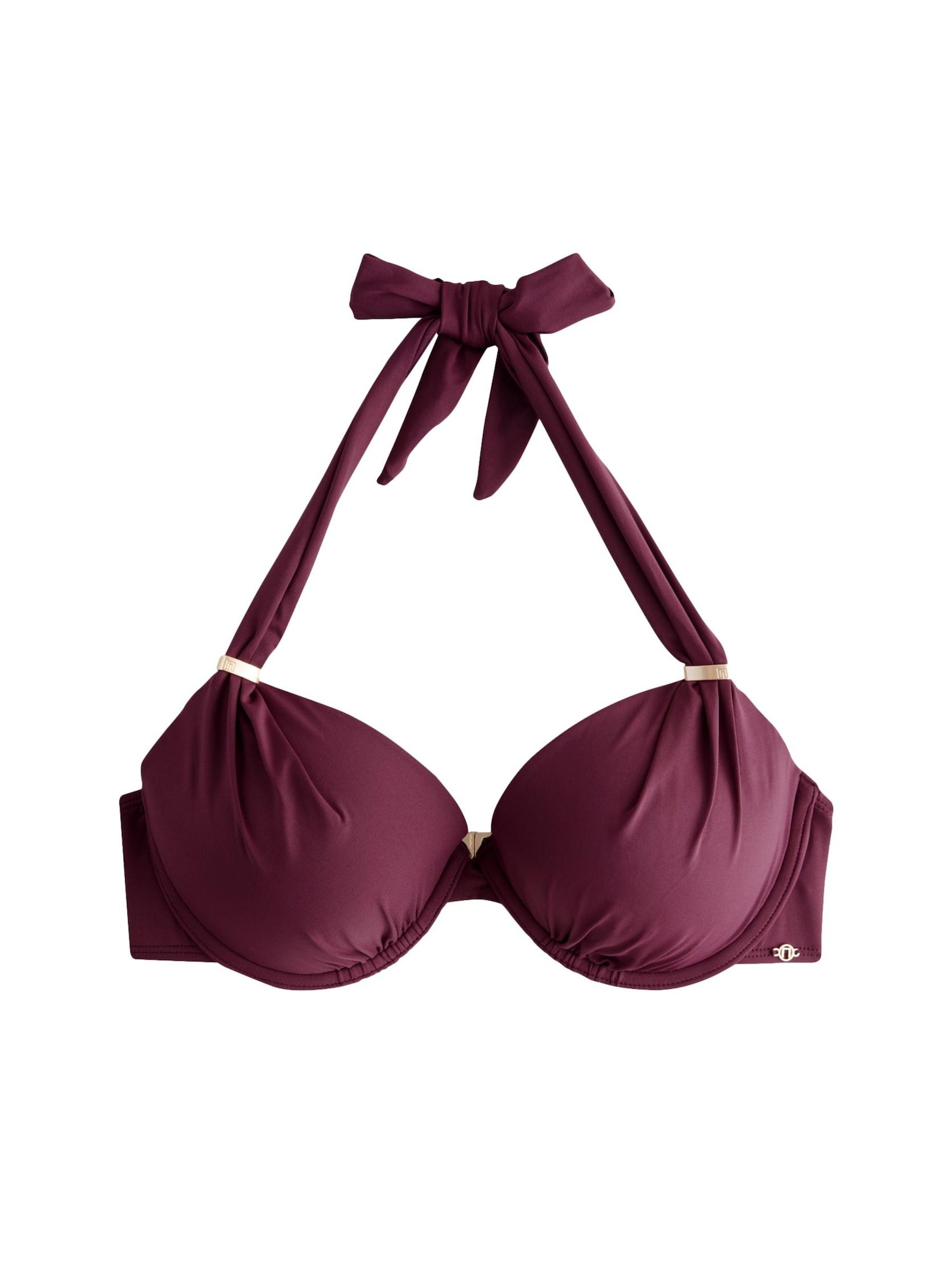 Next Sutien costum de baie  roșu vin