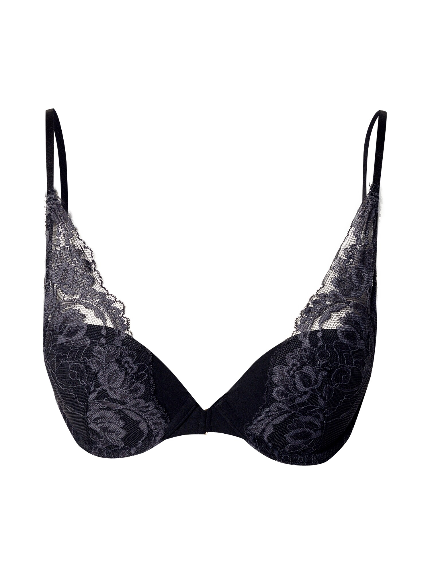ETAM Sutien SOUVENIR  gri bazalt / negru
