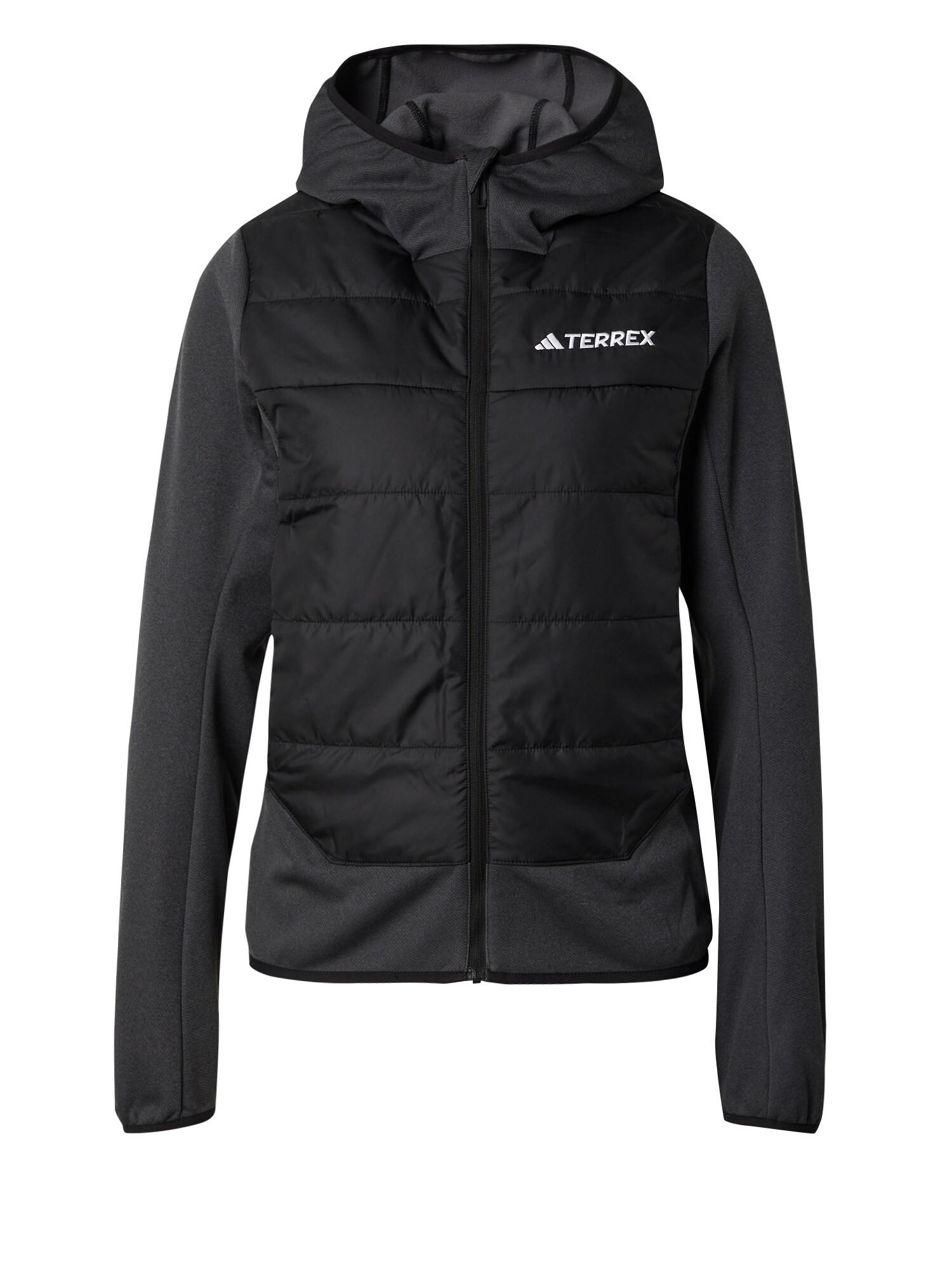 ADIDAS TERREX Funkcionális dzsekik  fekete / fekete melír / fehér akciós termékkép 1