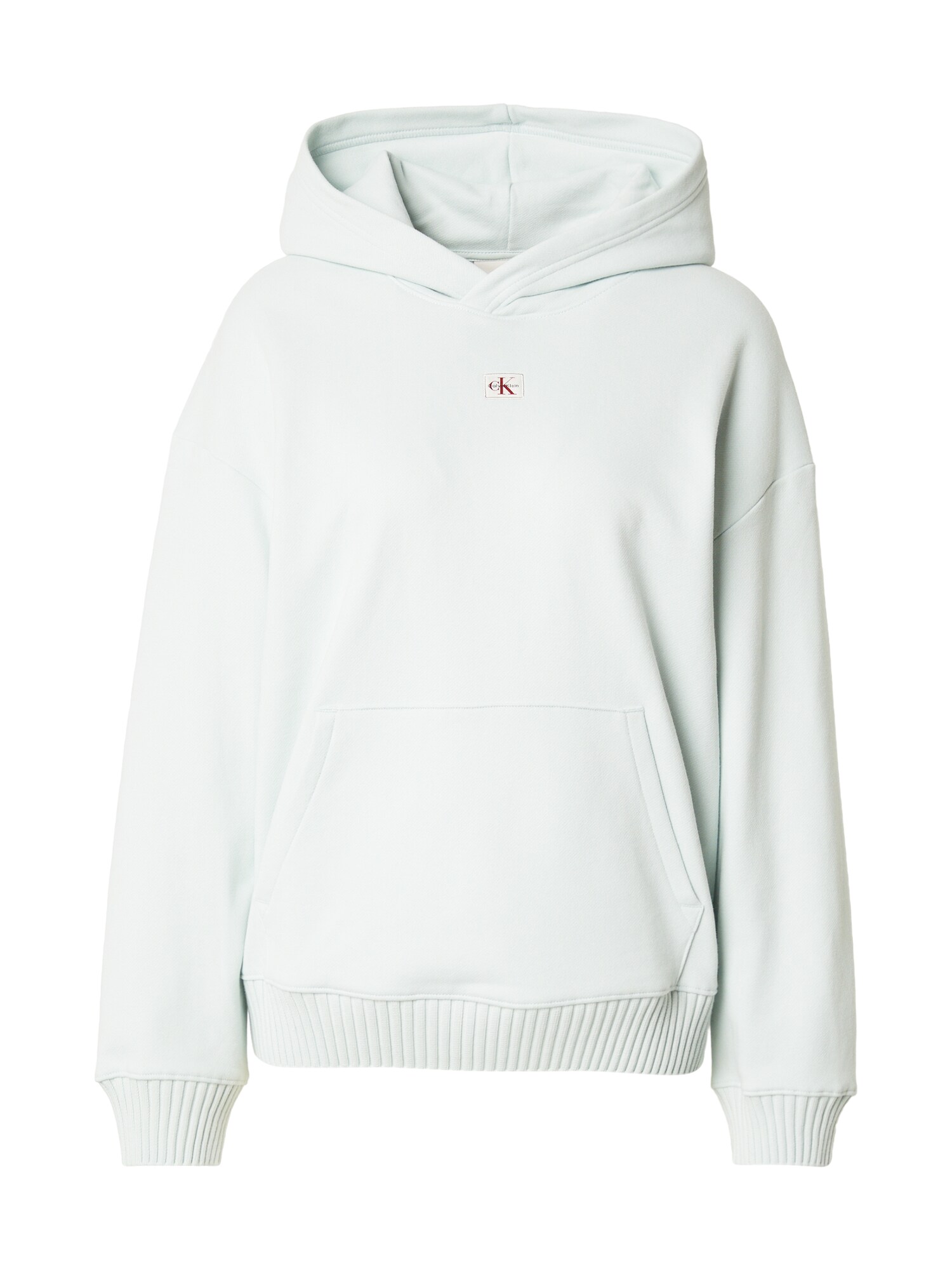 Calvin Klein Jeans Bluză de molton  verde mentă