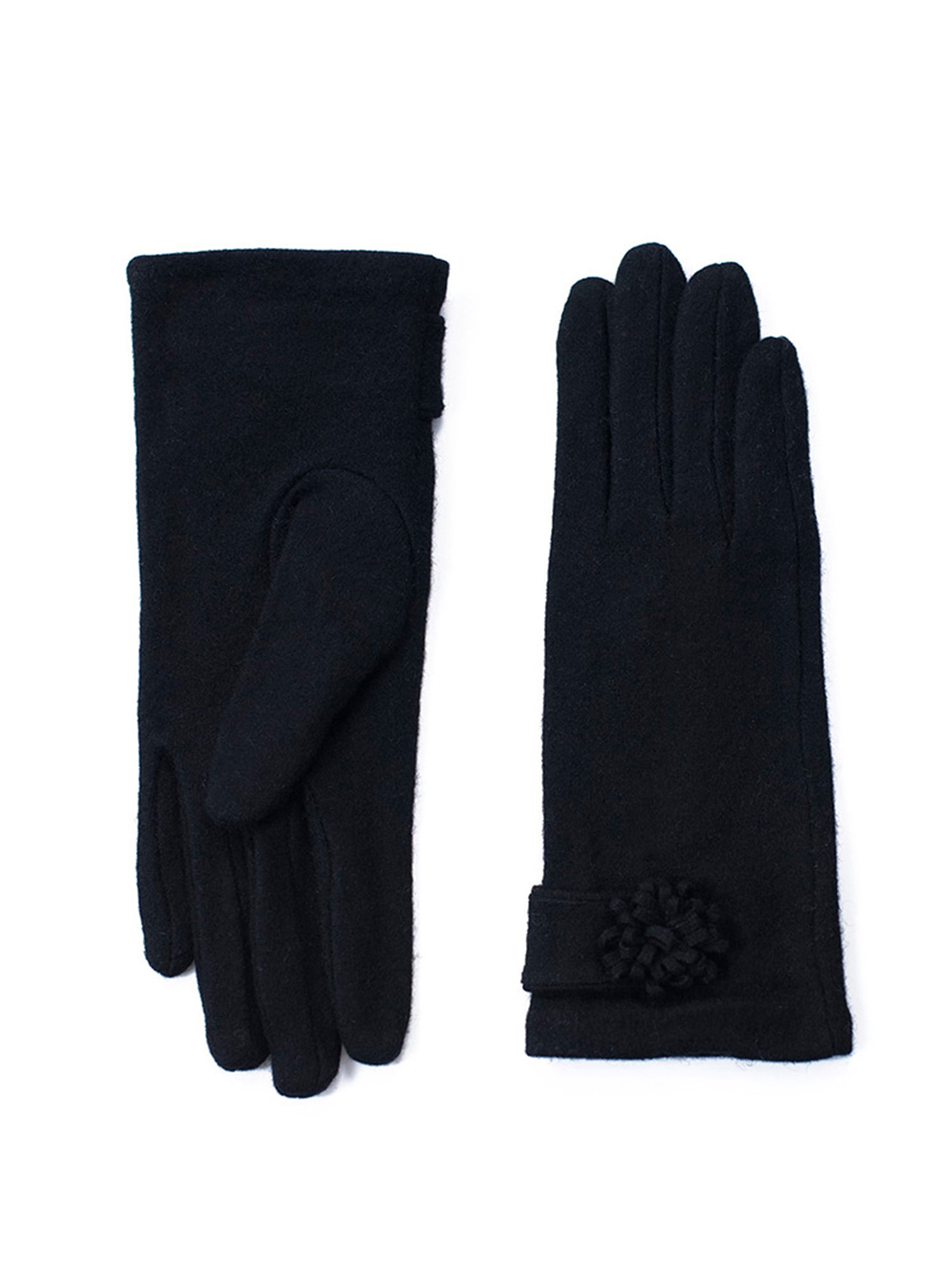 HotSquash Prstové rukavice  čierna