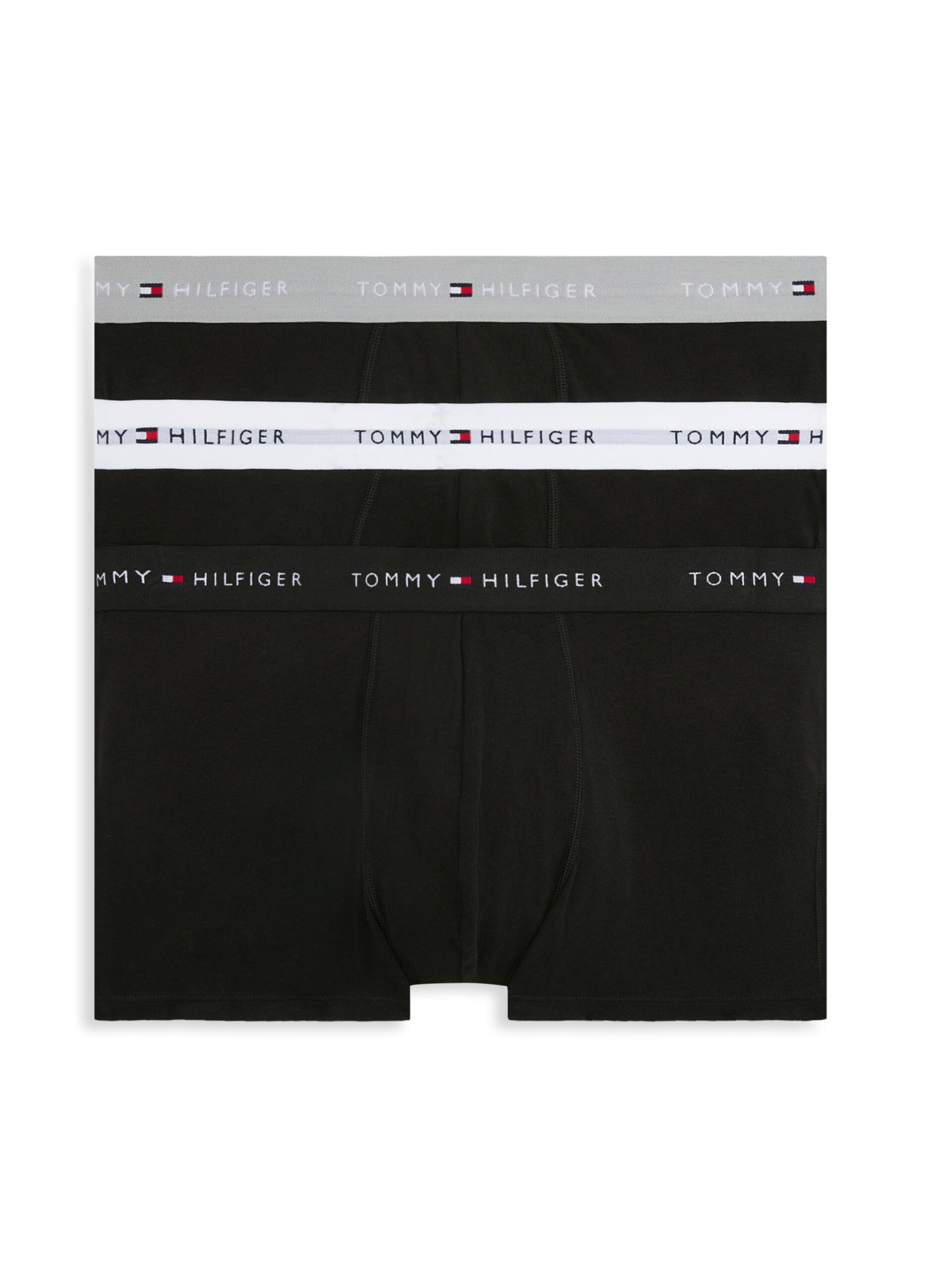 Tommy Hilfiger Underwear Boxershorts 'Essential' grå / röd / svart herr