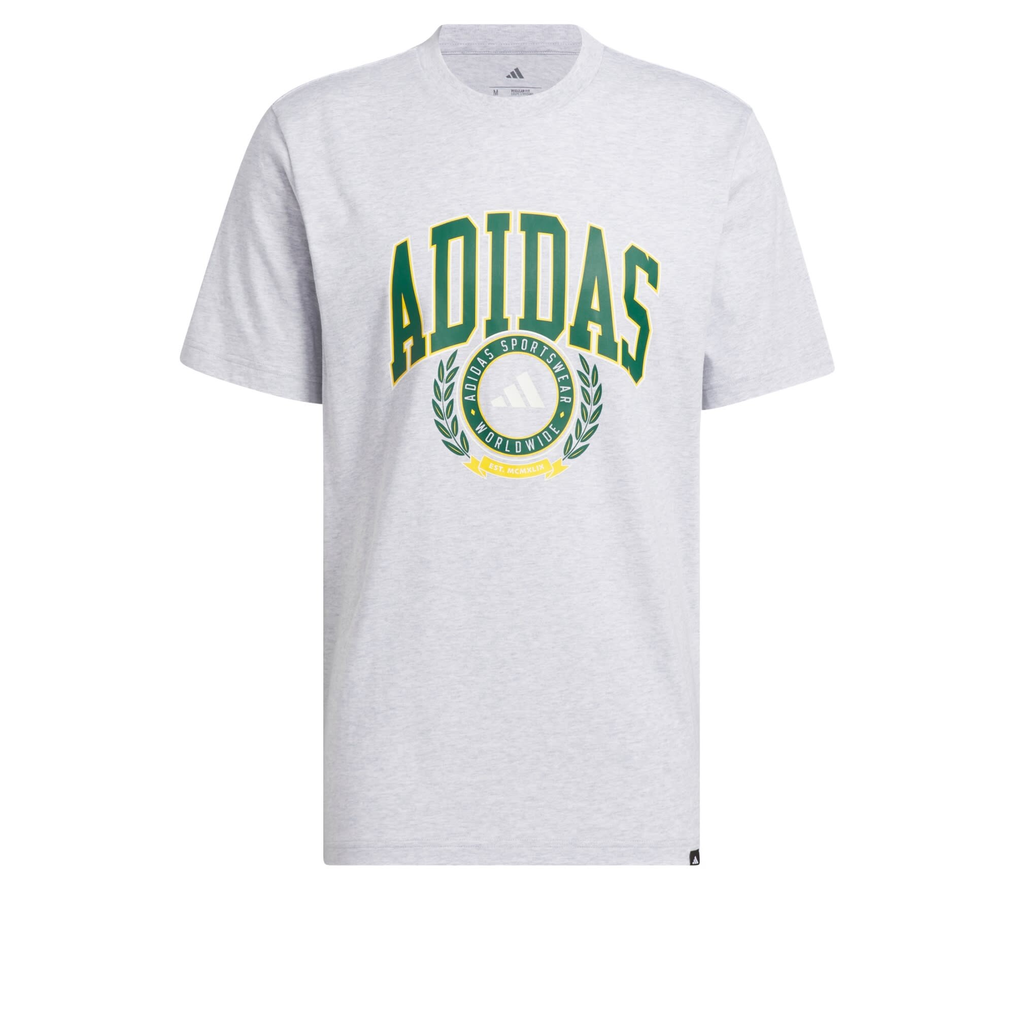 ADIDAS SPORTSWEAR Funkcionális felső  sárga / világosszürke / zöld / fehér akciós termékkép 1