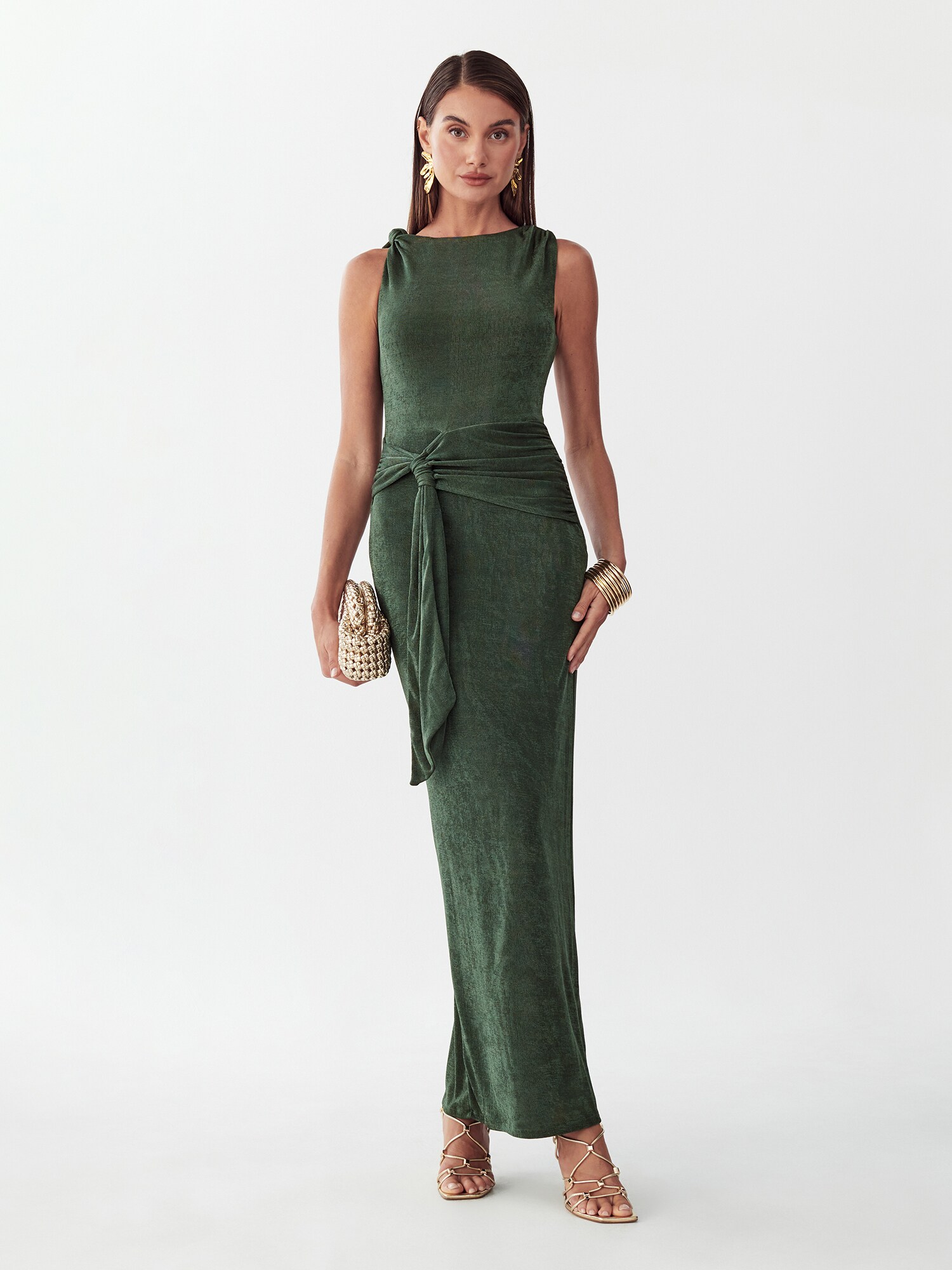 BWLDR Rochie de seară 'Arnah'  verde închis