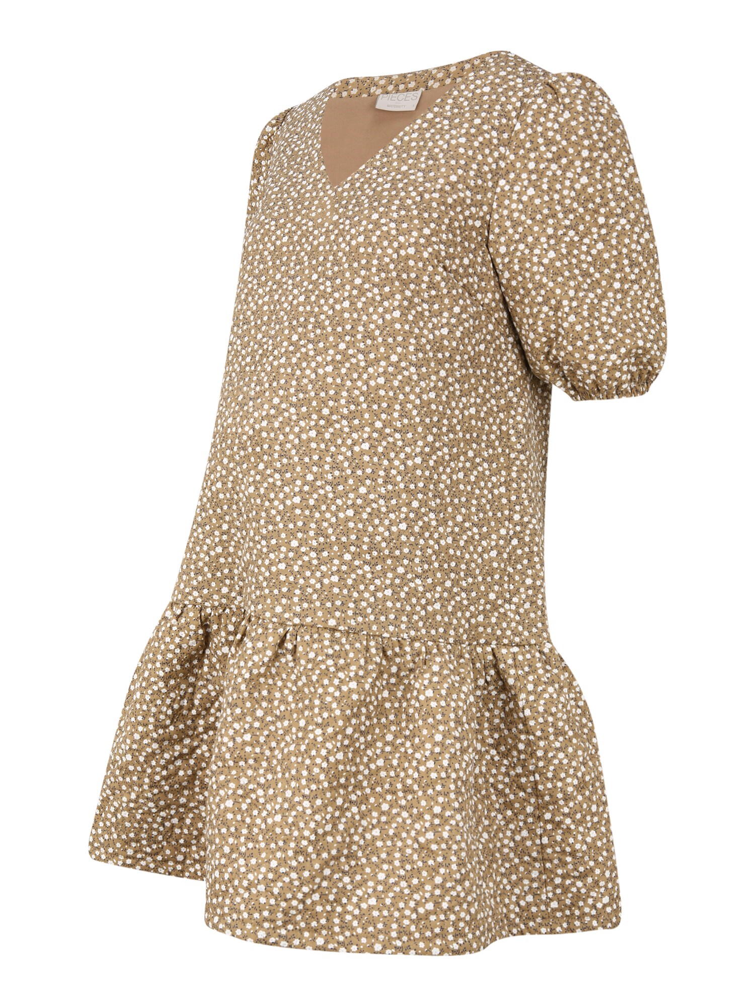 Pieces Maternity Suknelė  smėlio / balta / mėlyna