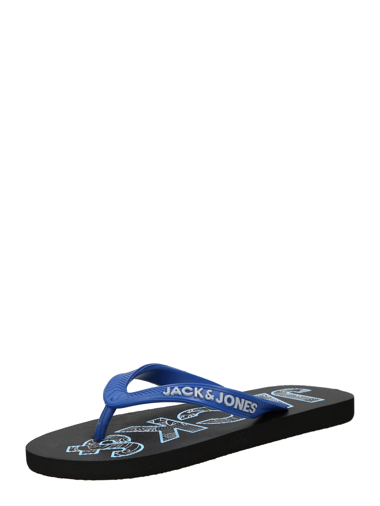 Jack & Jones Junior Otvorená obuv  modrá / antracitová / svetlosivá