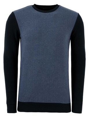 Buratti Sweatshirt Duifblauw / Zwart