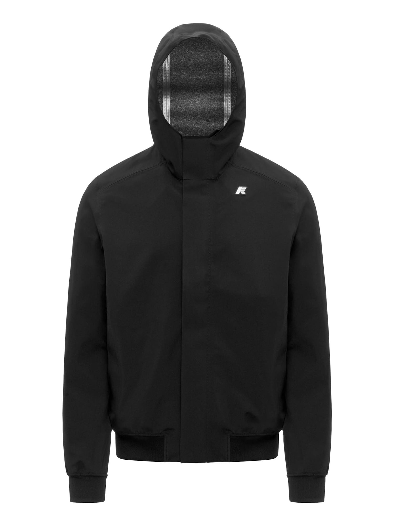 K-Way Chaqueta de entretiempo 'K-WAY JOACHIM BONDED JERSEY GIUBBINO' negro