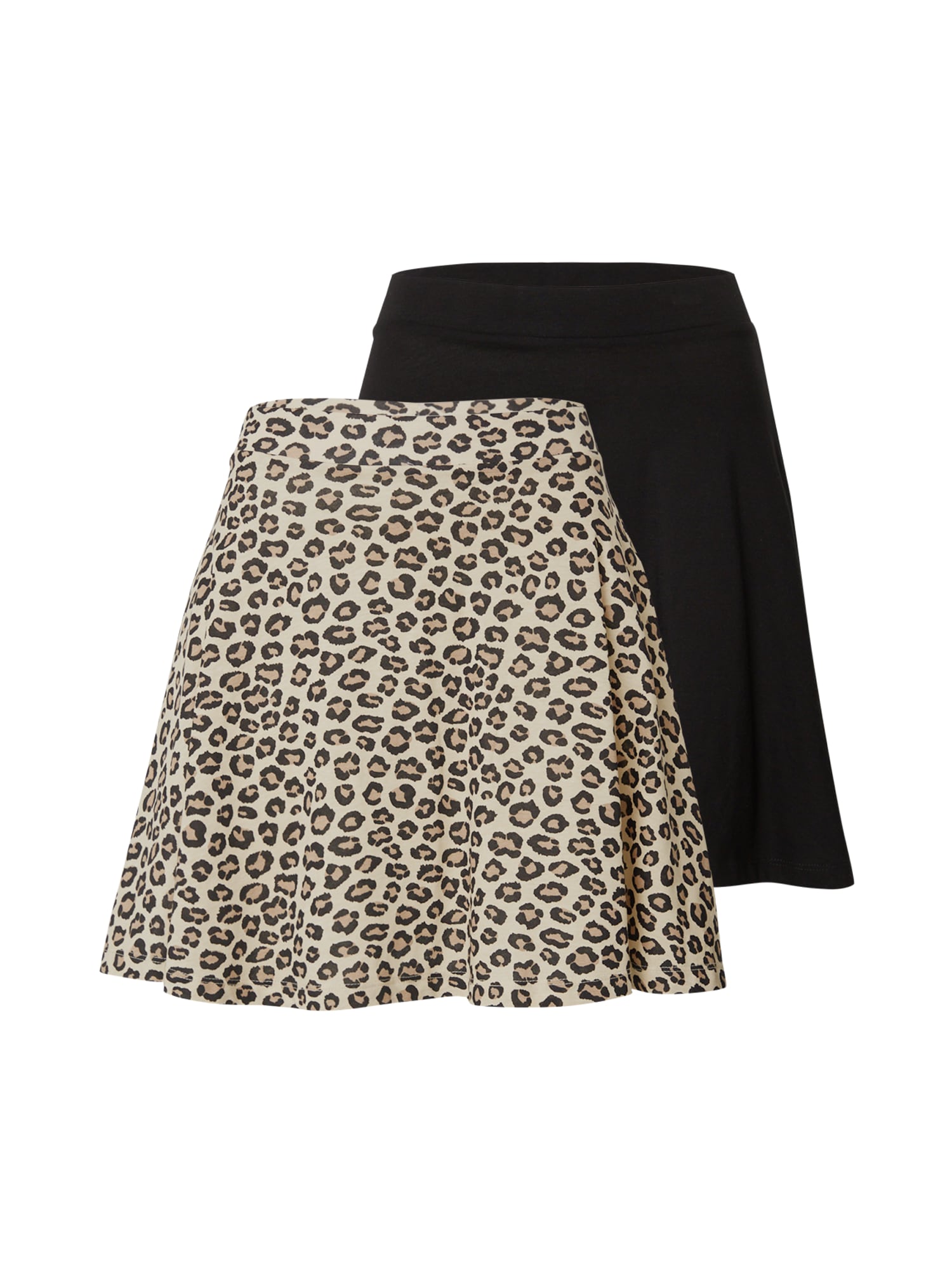 ONLY Fustă MAY  bej / maro / negru