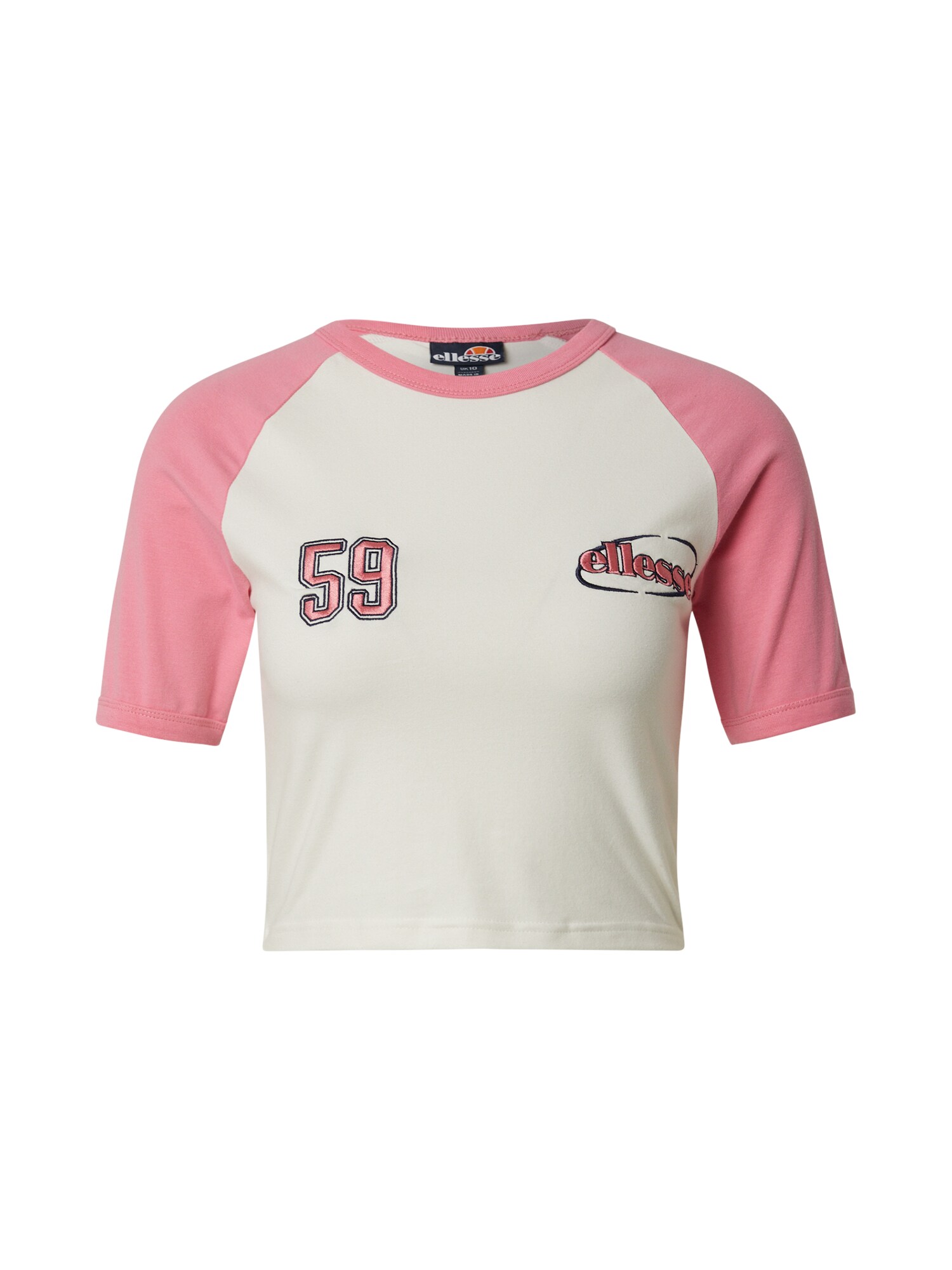 ELLESSE Tričko 'VAMAVECHE' ružová / čierna / šedobiela