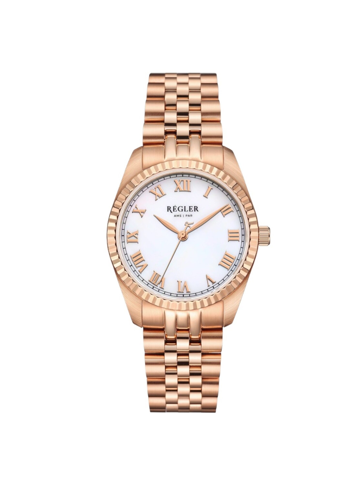 Régler Orologio analogico 'Régler Infinité Steel Silver/Rose Gold - Pearl'  oro rosé