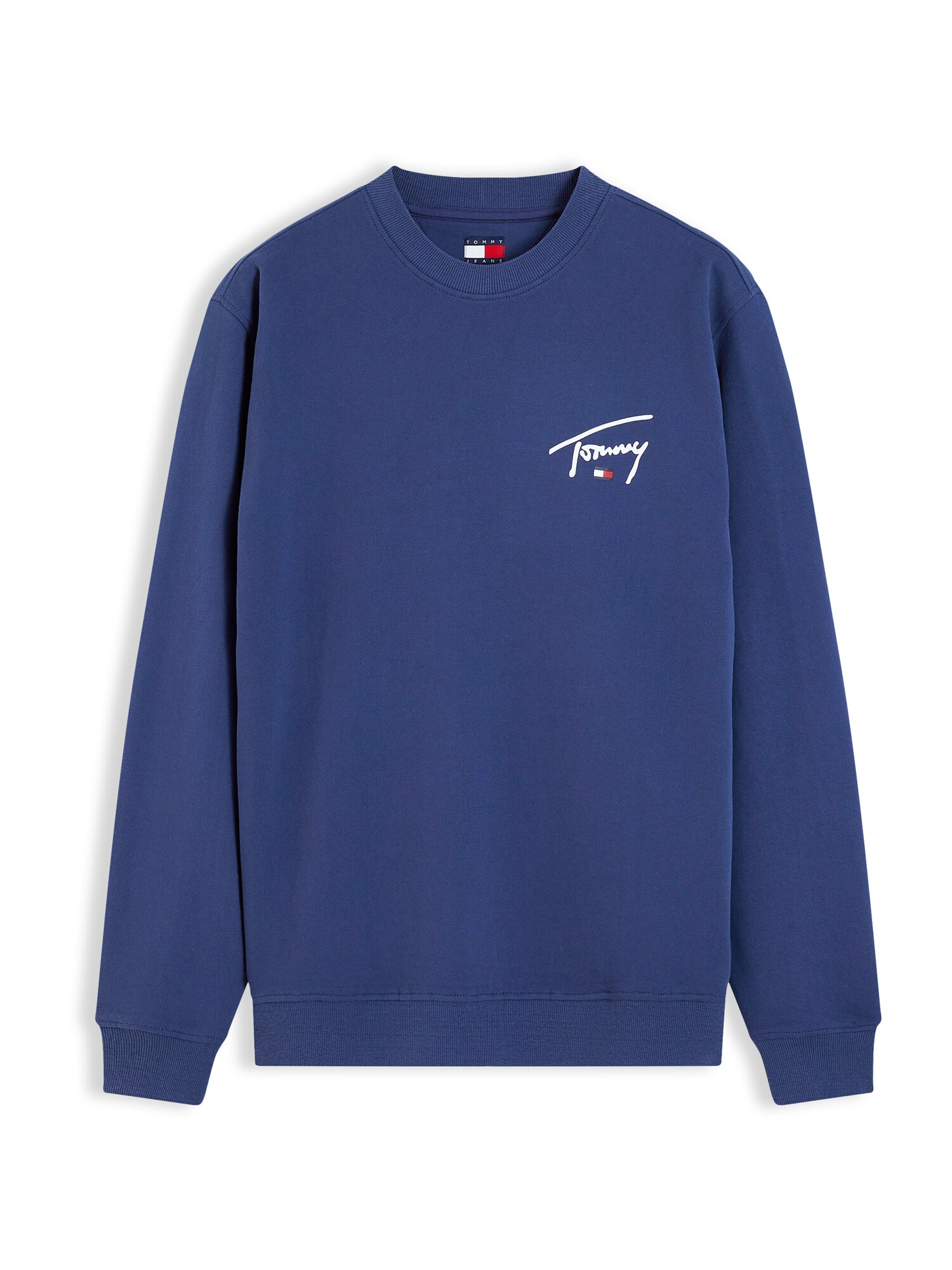 Tommy Jeans Mikina  enciánová / biela