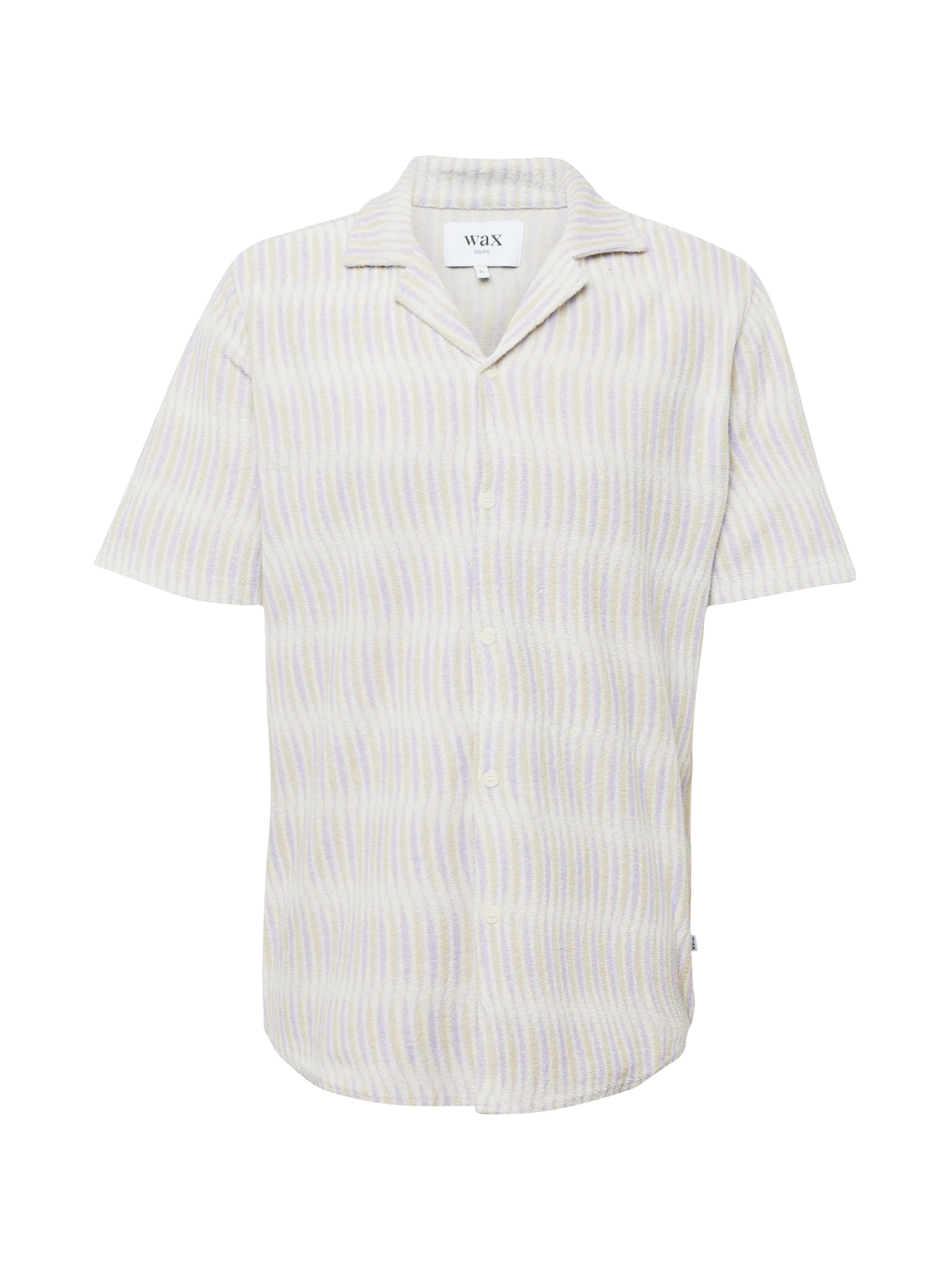 Wax London Marškiniai 'DIDCOT' nebalintos drobės spalva / garstyčių spalva / alyvinė spalva