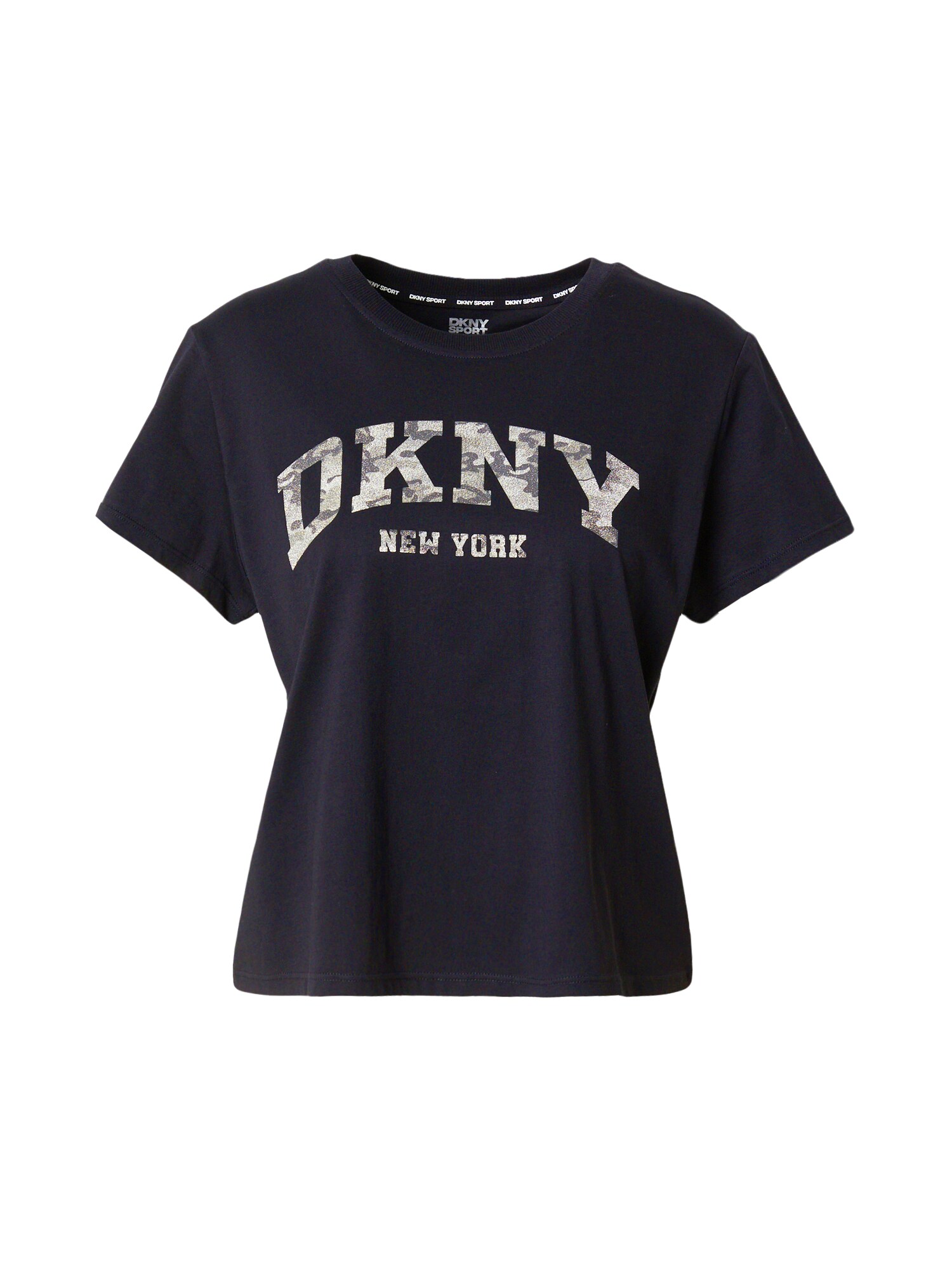 DKNY Performance Funkčné tričko  sivá / tmavosivá / čierna