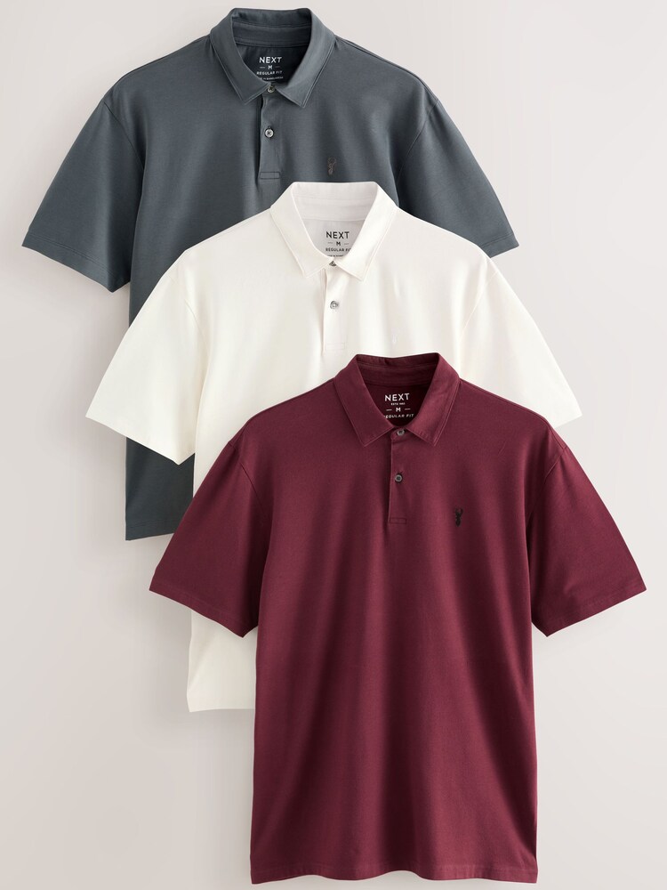 Next Póló Férfi szürke, piros, fehér , Méret 5XL