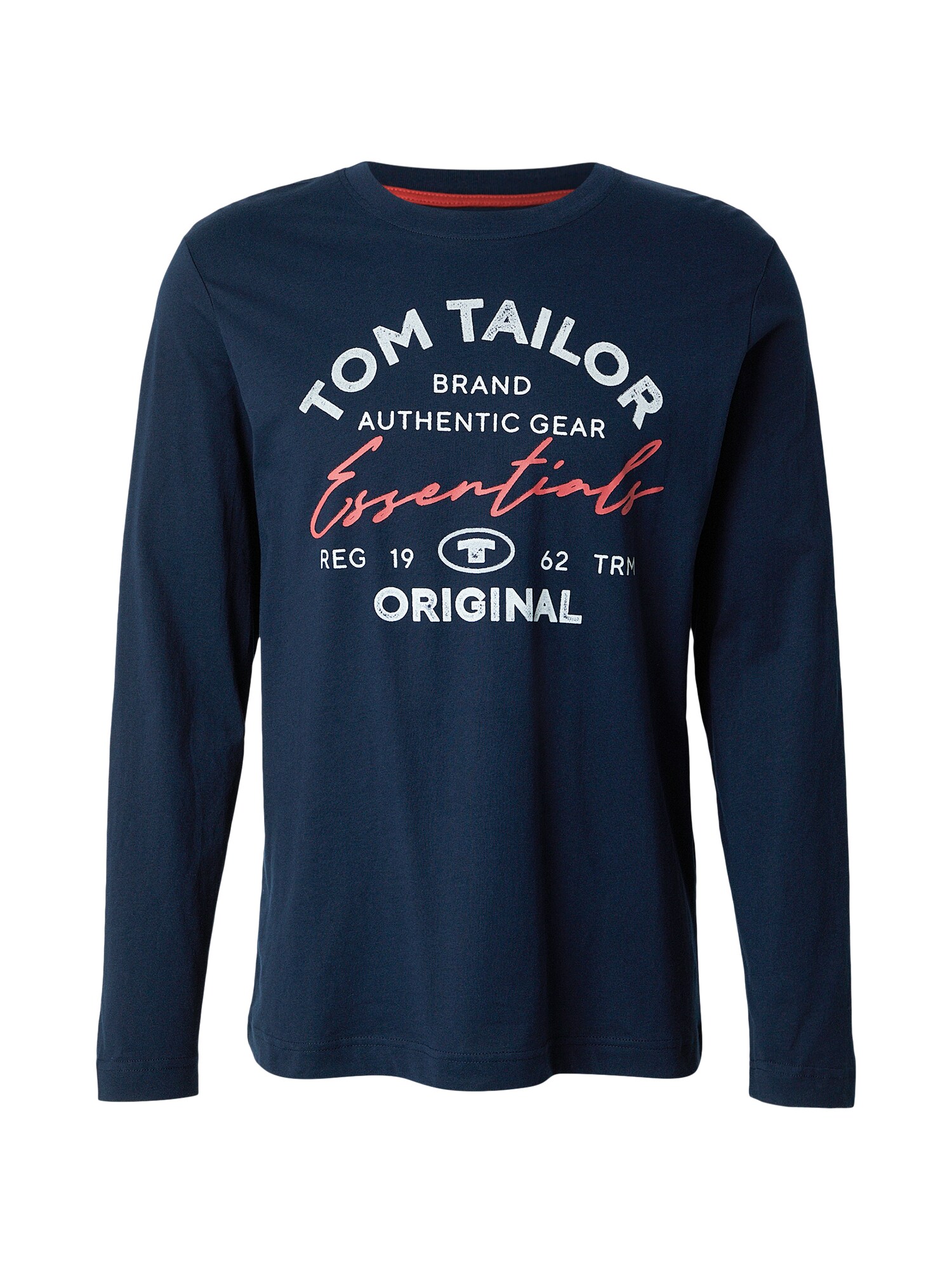 TOM TAILOR Tricou  albastru / alb