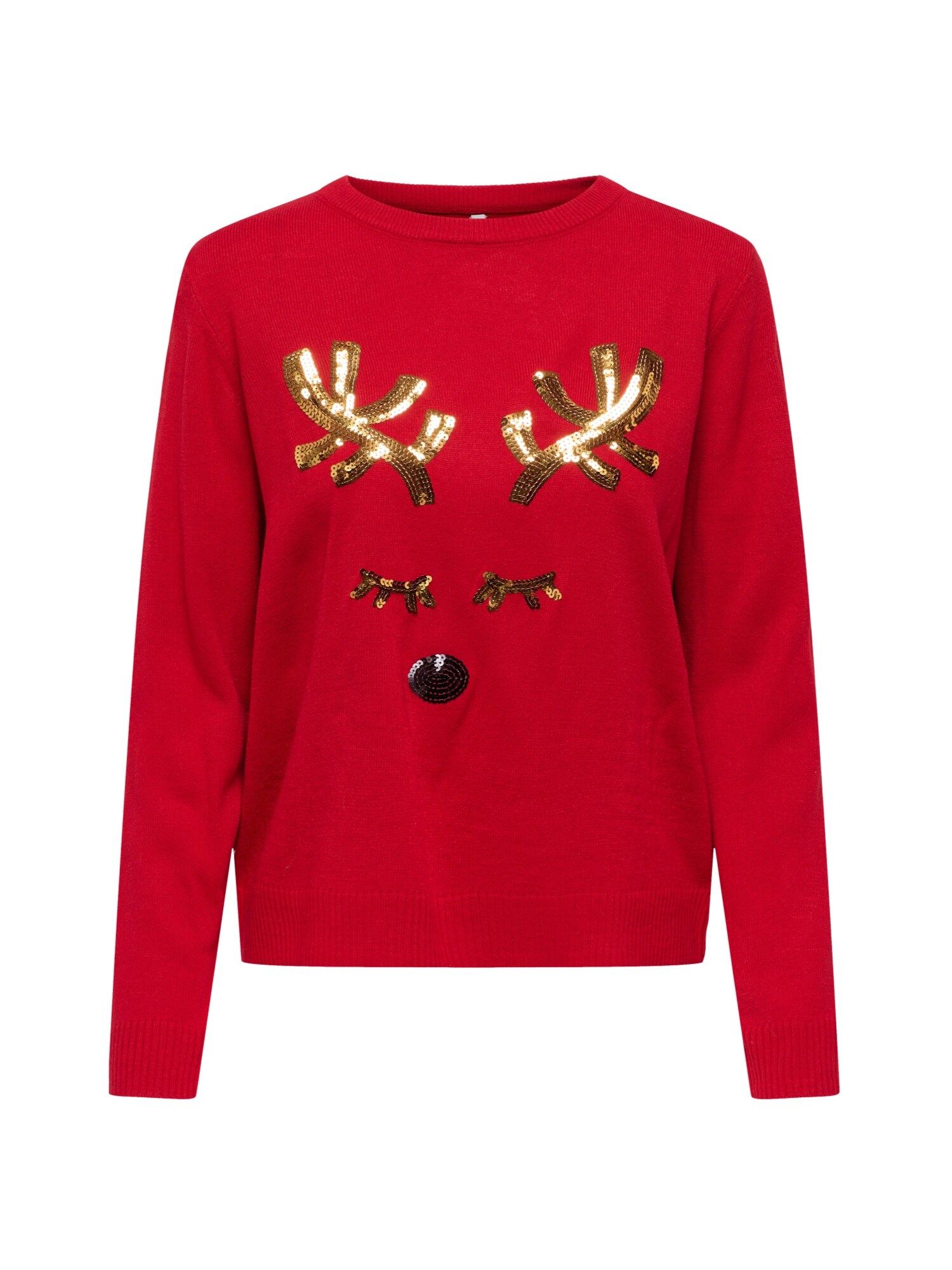 ONLY Sveter 'ONLXmas Shine'  červená