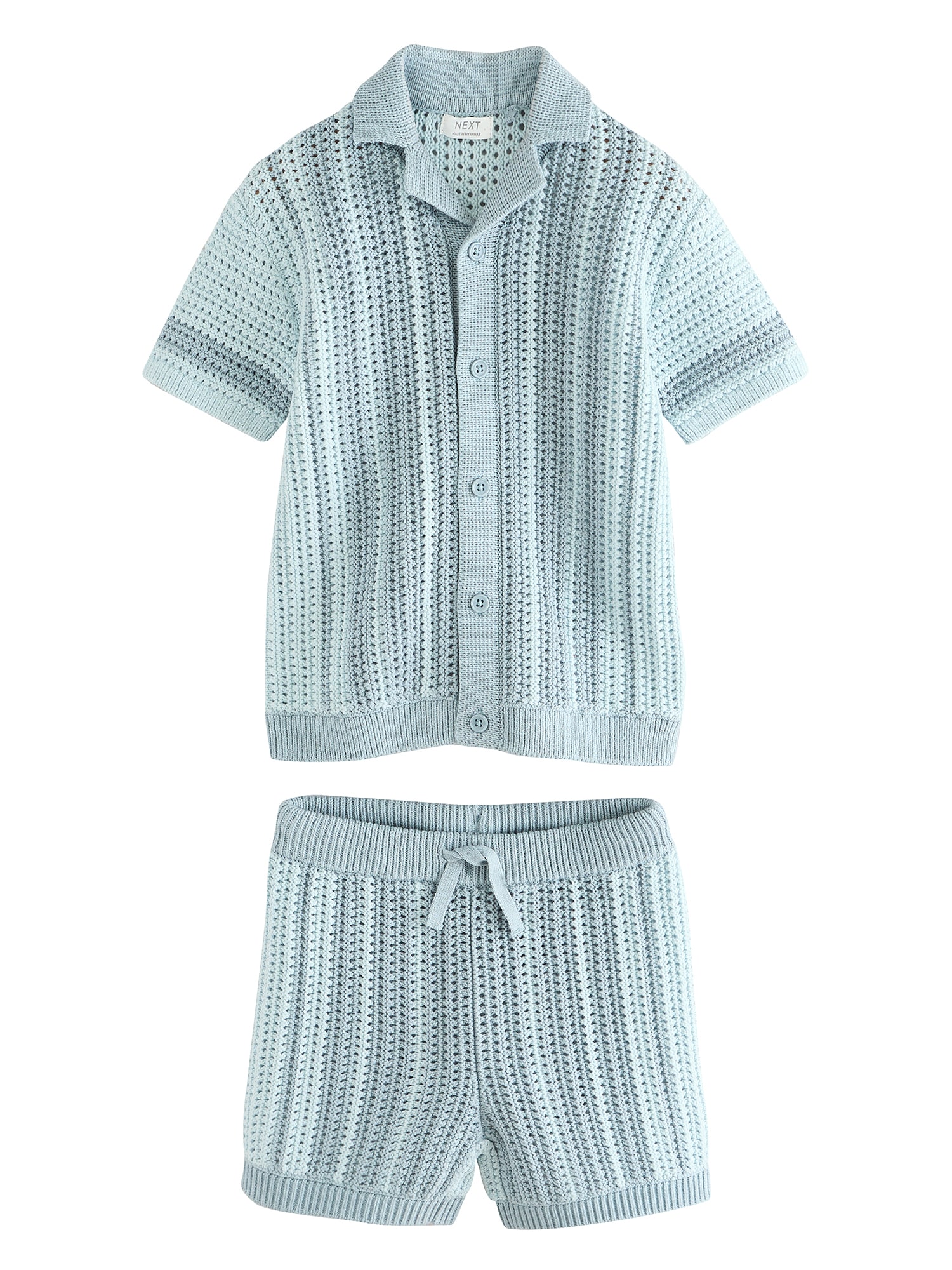 Next Set  albastru fumuriu / albastru pastel