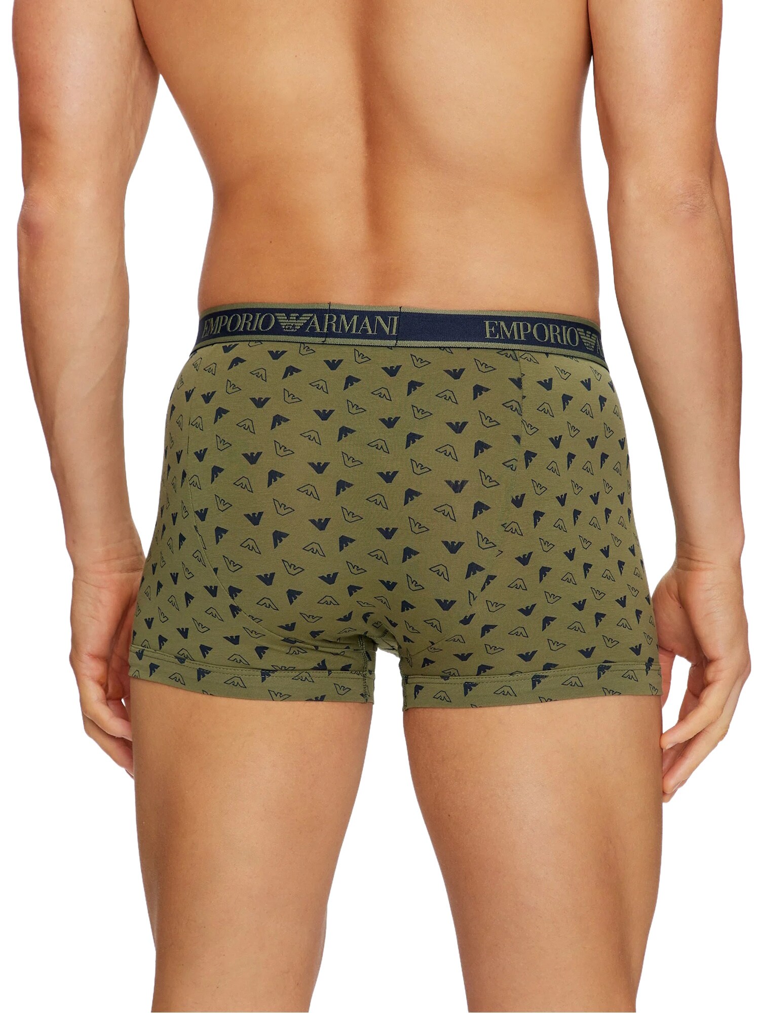 Emporio Armani Boxerky námornícka modrá / zelená (obrázok 4)