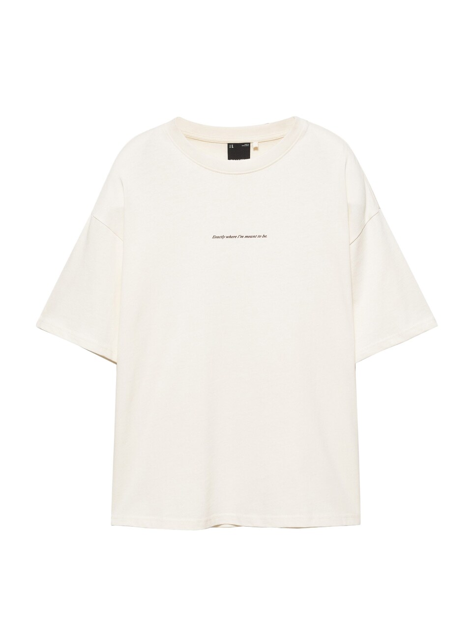 T-shirt kräm / mörkbrun