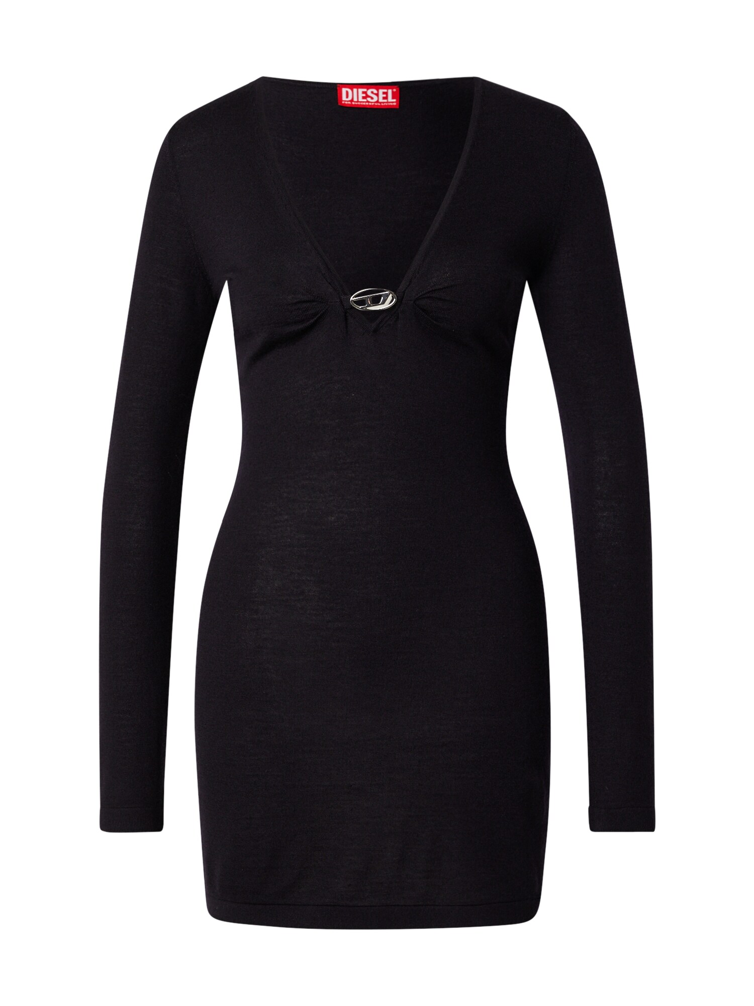 DIESEL Rochie tricotat M-PLACKY  negru