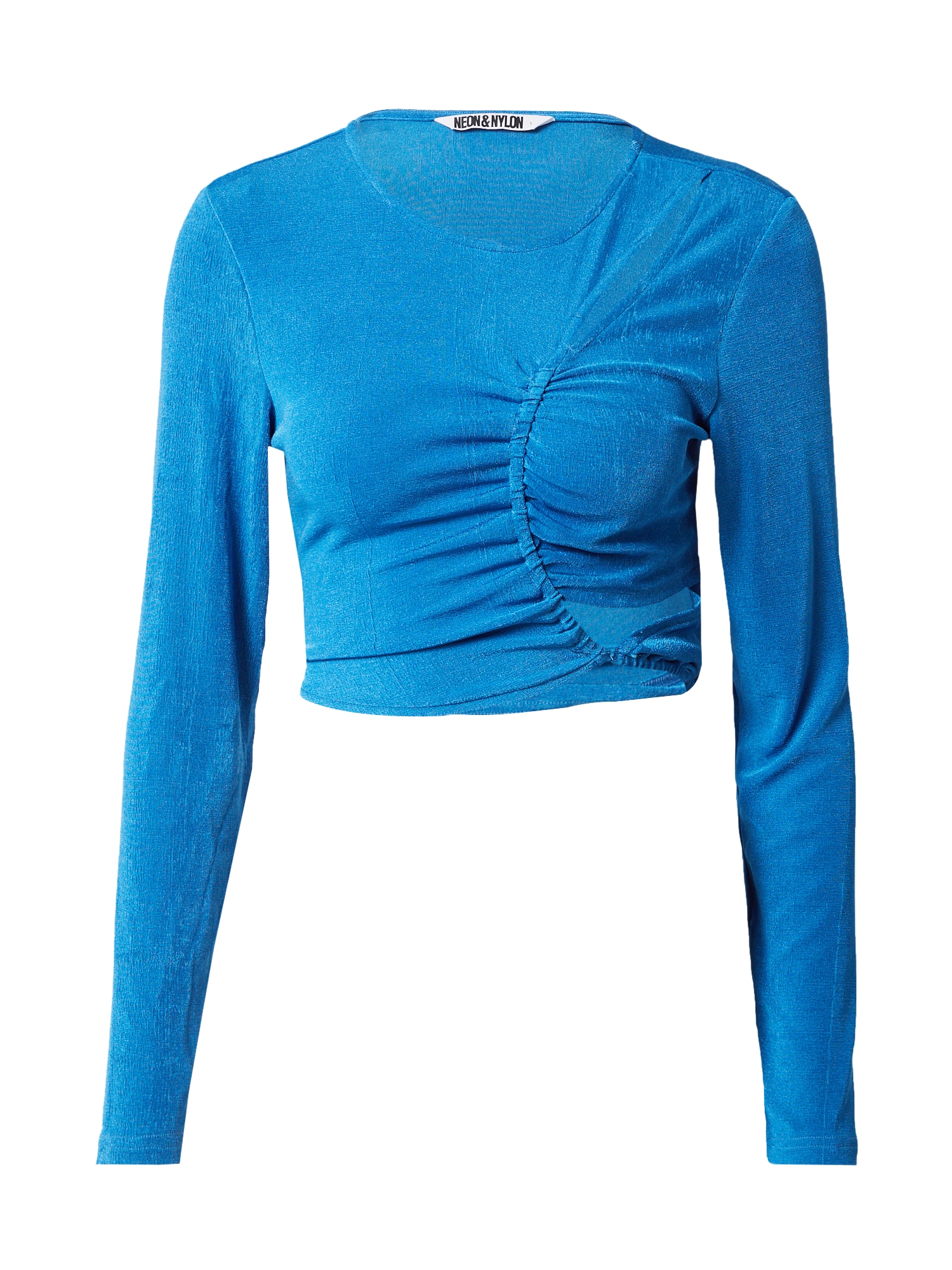 NEON & NYLON Marškinėliai 'ASSY' žalsvai mėlyna