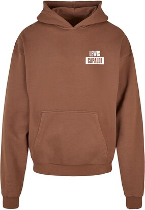 Merchcode Sweatshirt ‘Lewis Capaldi – PP’ Bruin / Wit