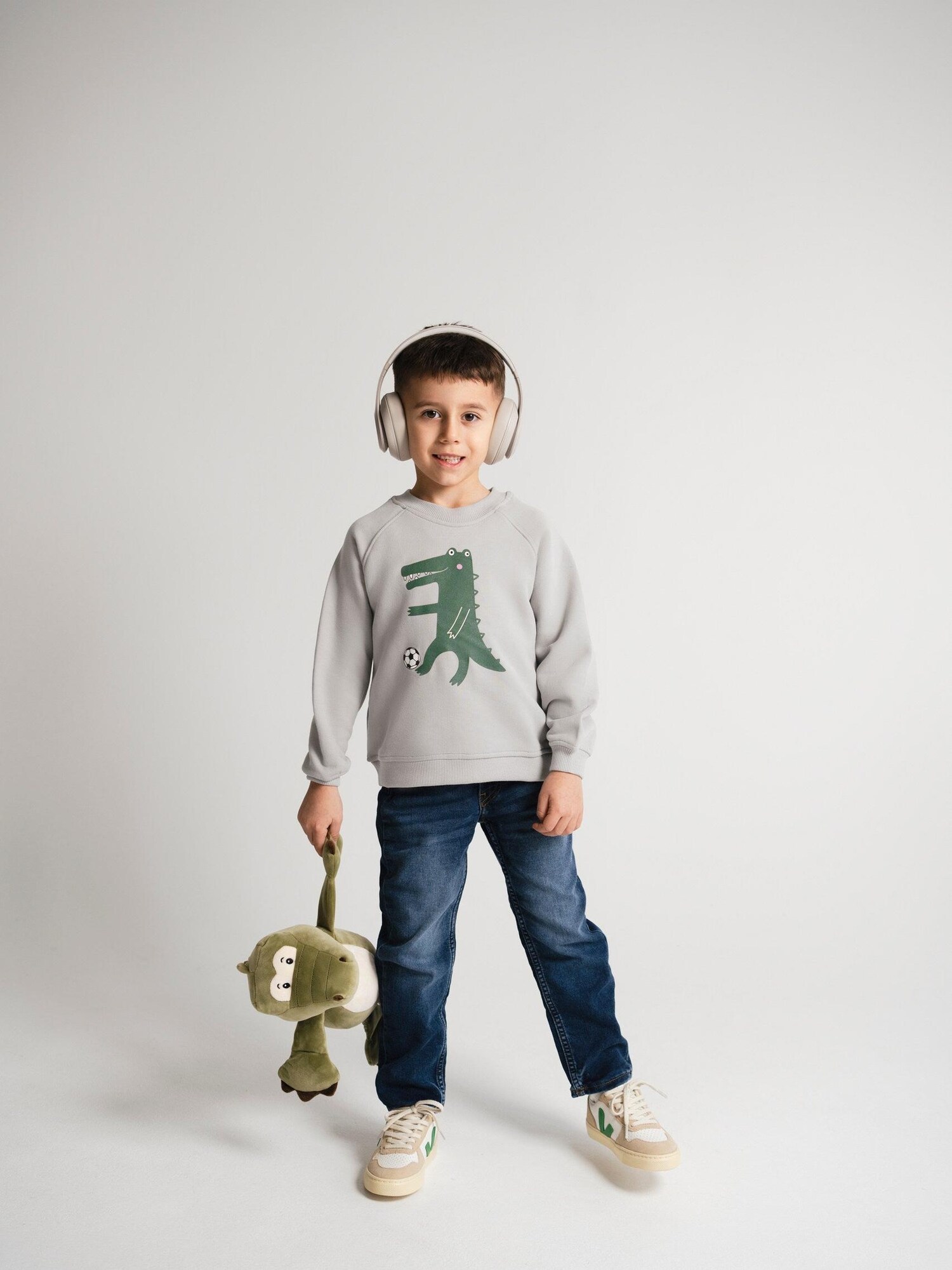 Thumbnail - SATURNDAY Sweatshirt Krokodil Football