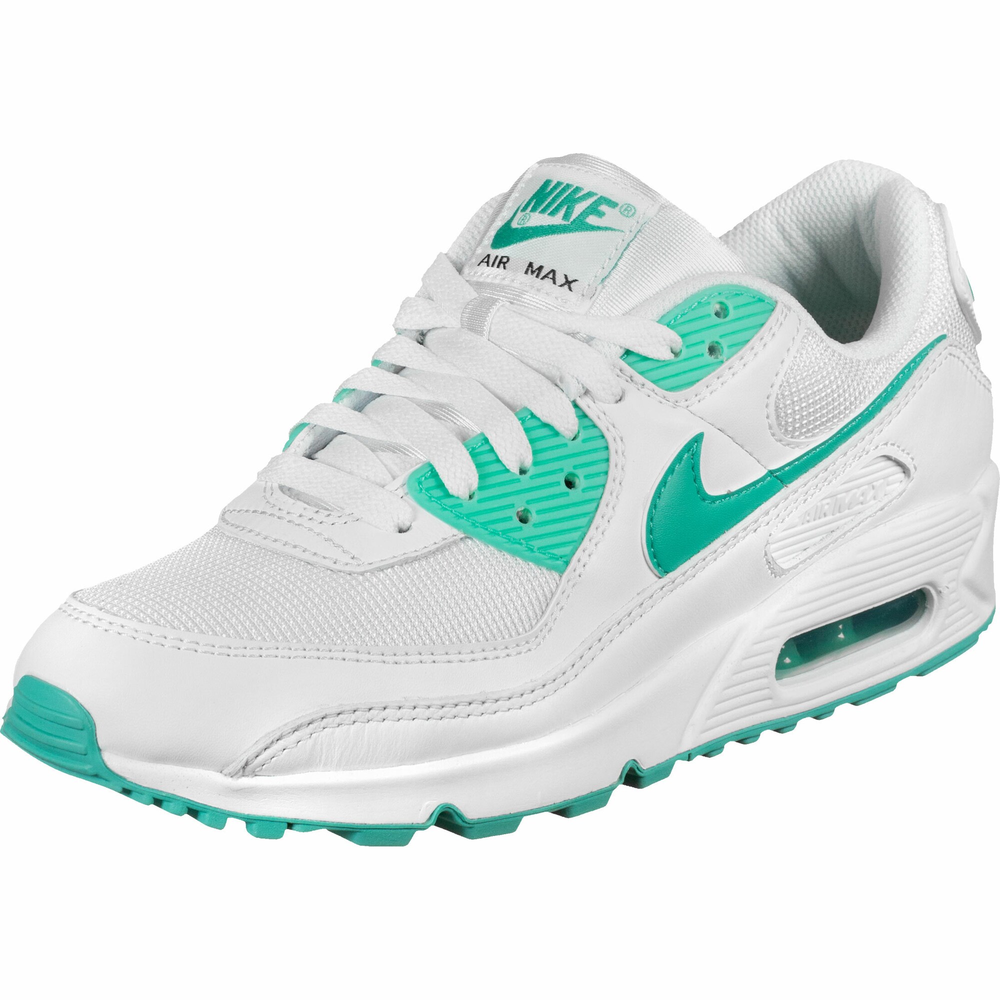 Nike Sportswear Sportbačiai be auliuko 'Air Max 90'  balta / nefrito spalva
