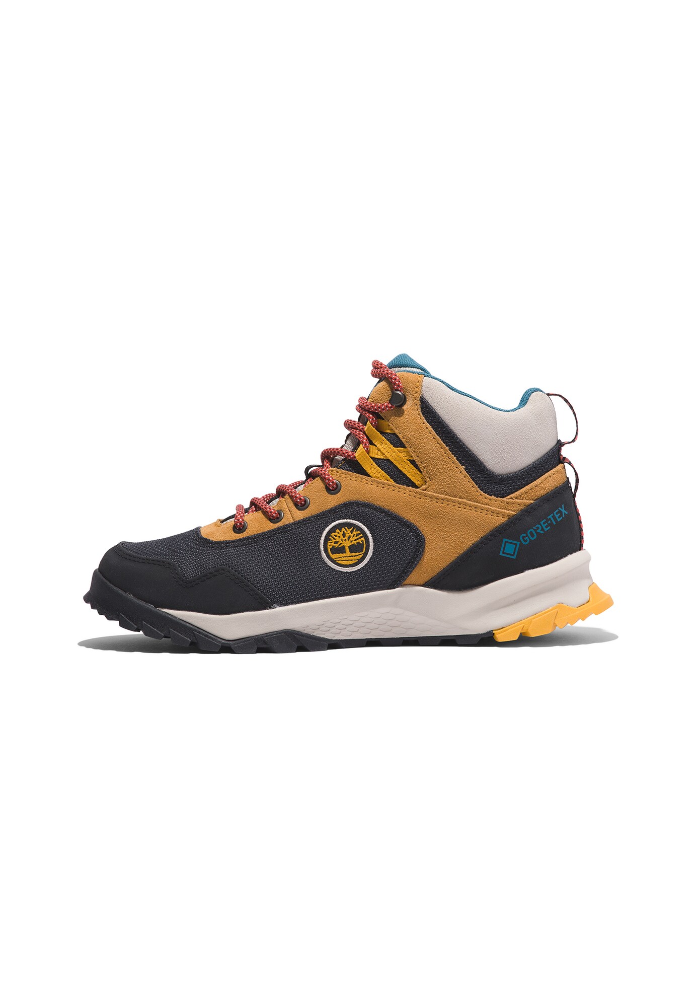 TIMBERLAND Šnurovacie členkové čižmy 'Lincoln Peak'  nebielená / karamelová / čierna