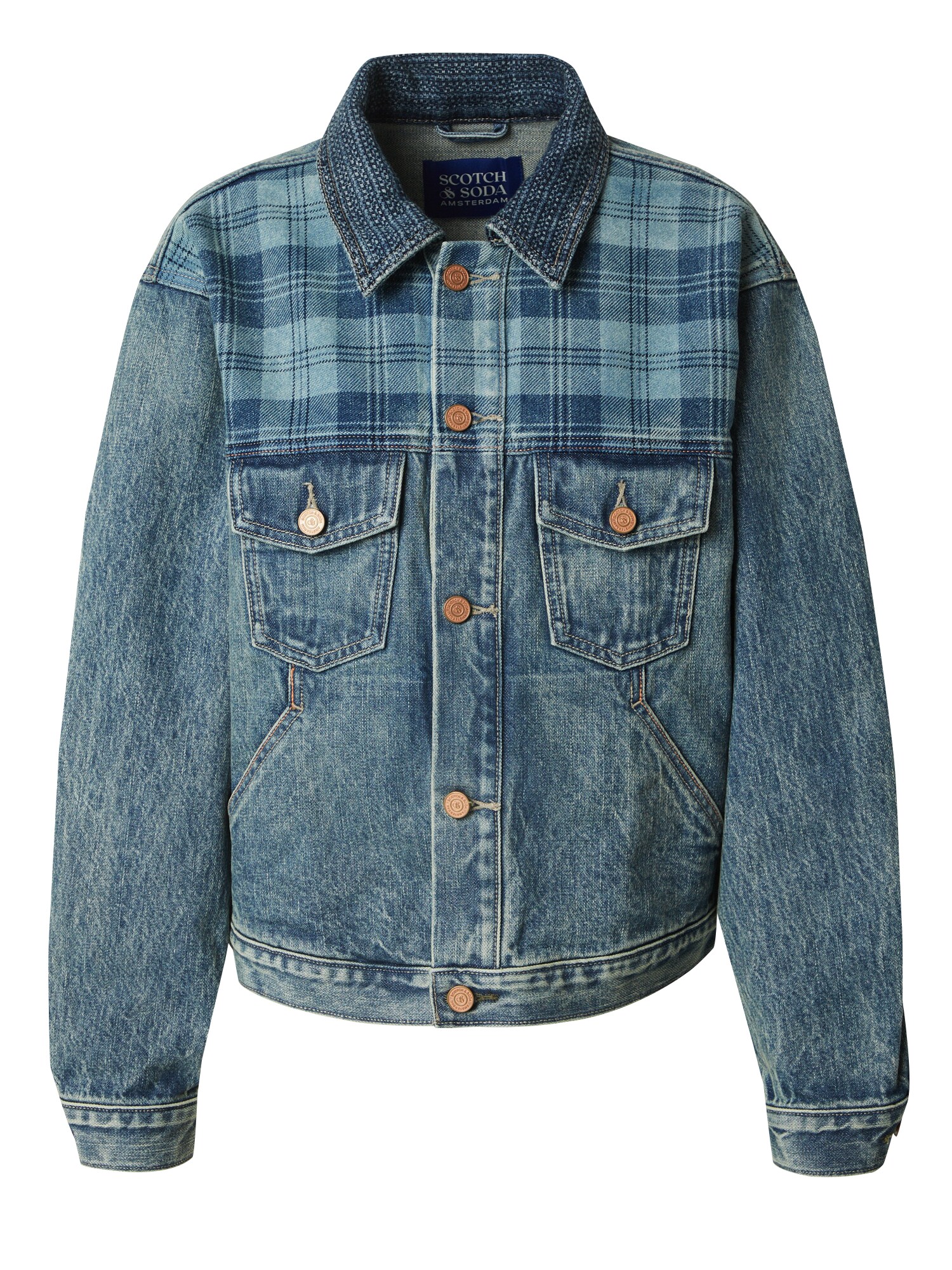SCOTCH & SODA Geacă de primăvară-toamnă  albastru