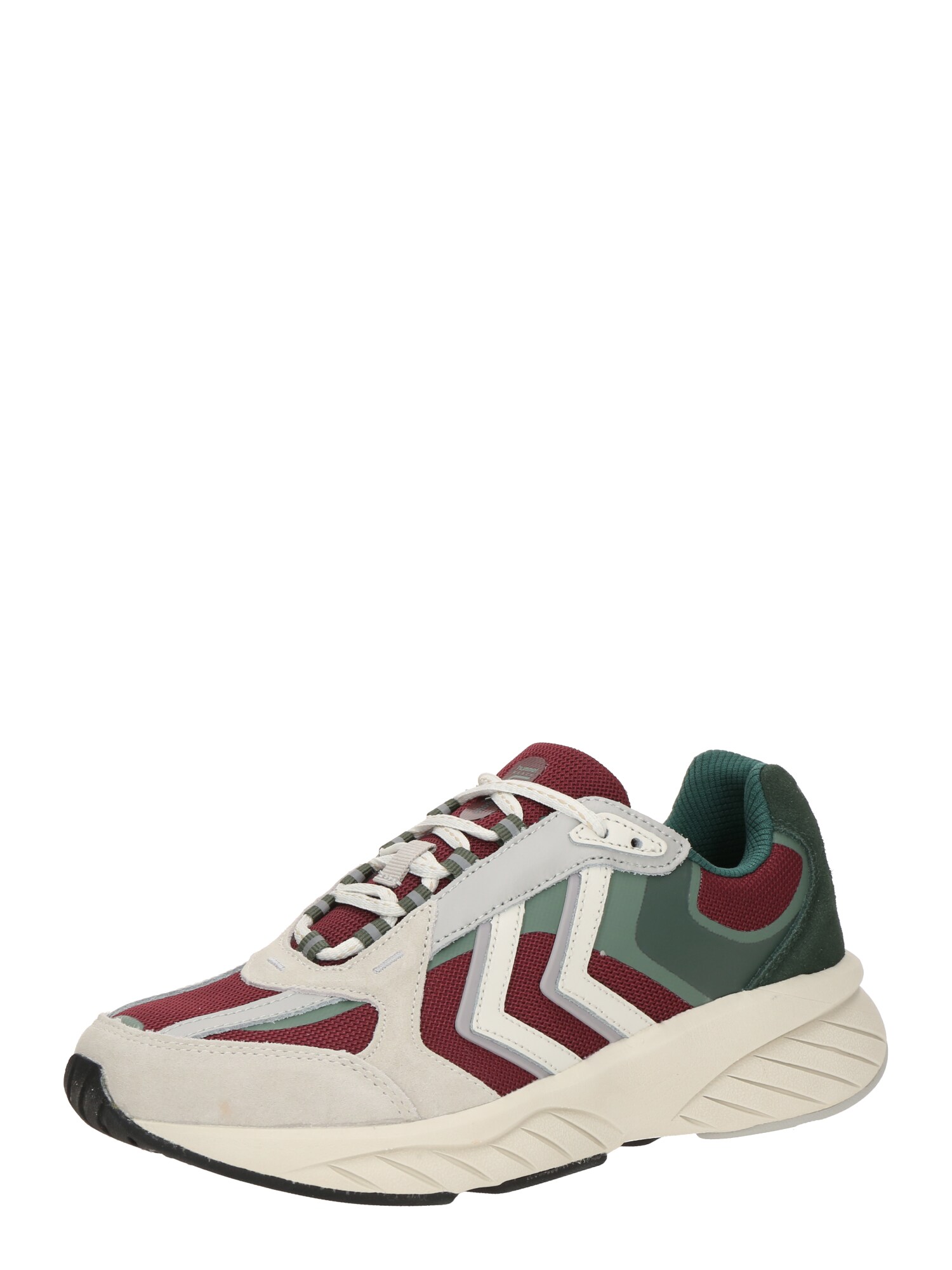 Hummel Nízke tenisky 'REACH LX 6000 URBAN'  svetlosivá / jedľová / merlotová / biela