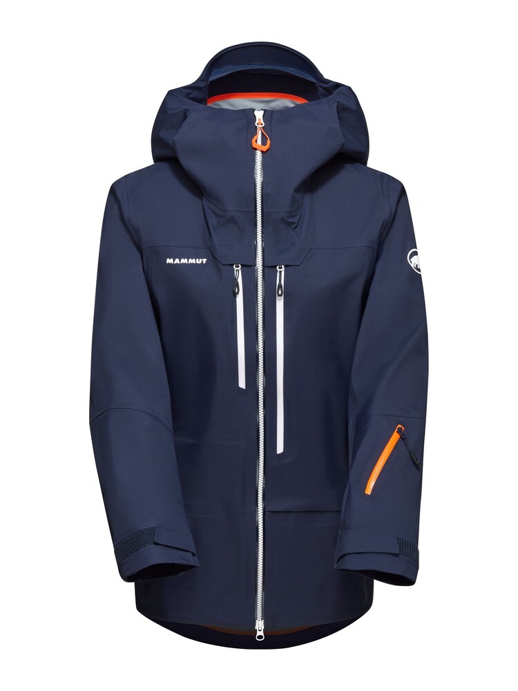 MAMMUT Outdoorjacke 'Haldigrat Air' Damen Größe L marine / orange / weiß