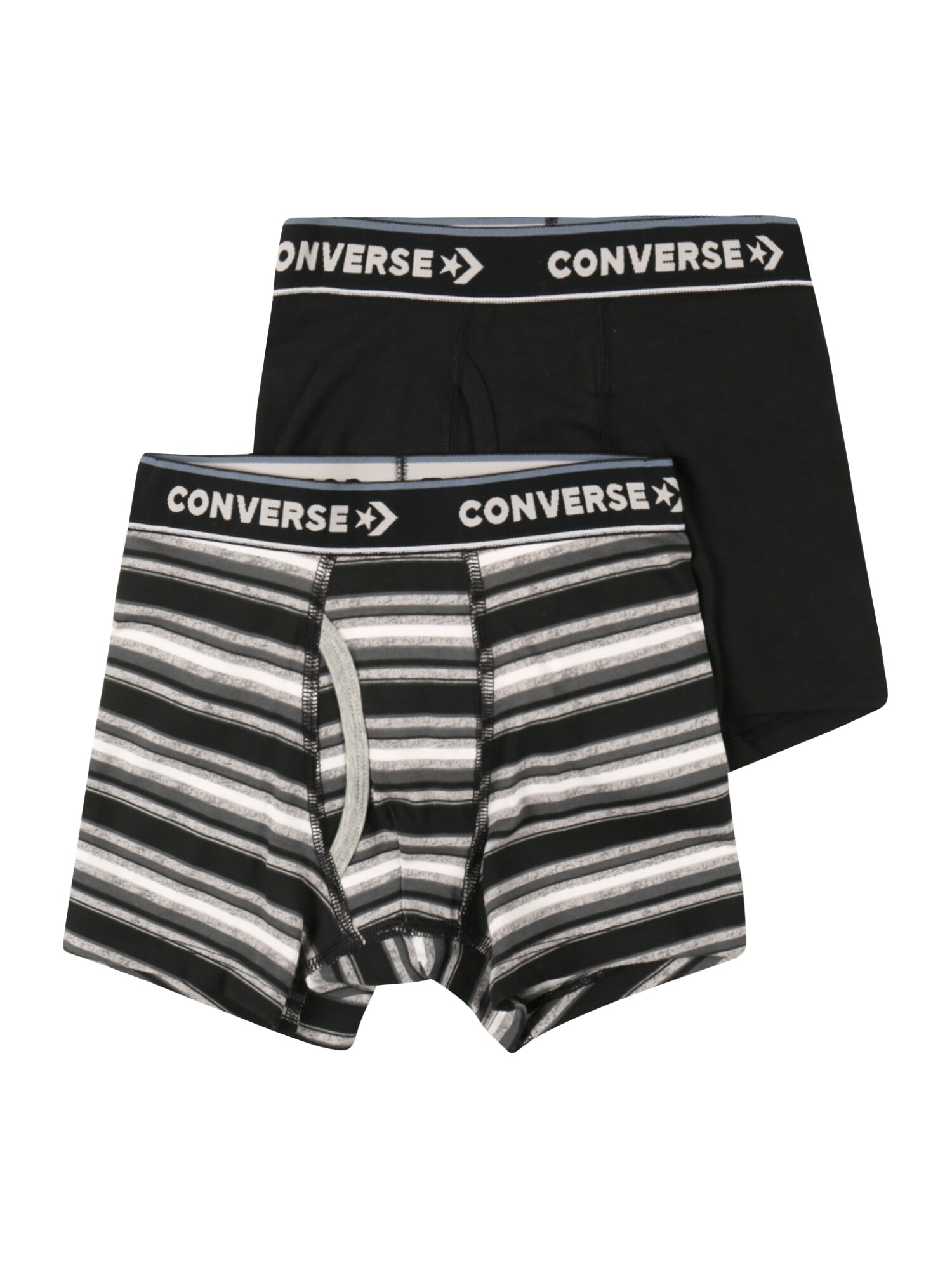CONVERSE Nohavičky  svetlosivá / čierna / biela