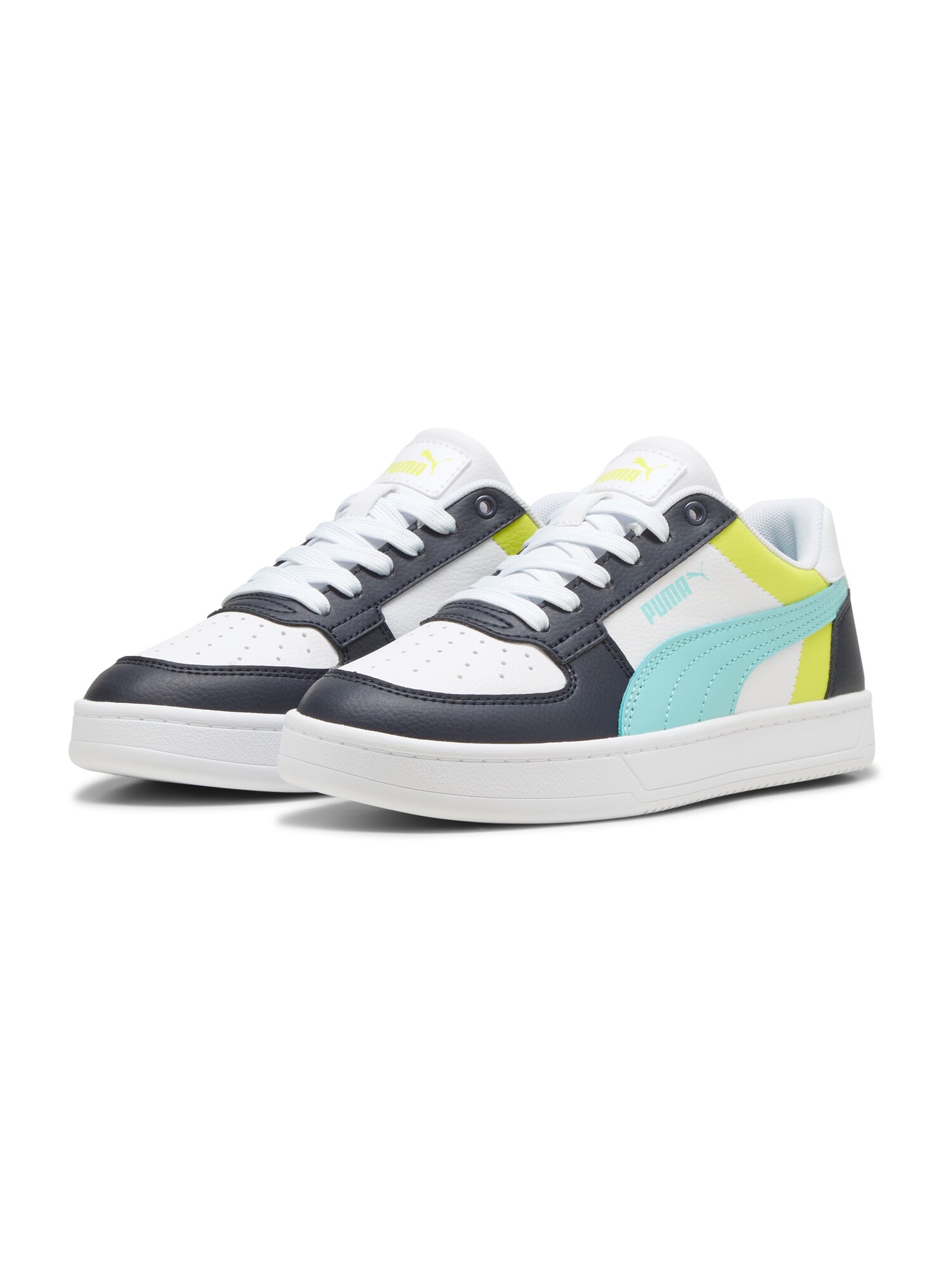 PUMA Sportcipő 'Caven 2.0'  világoskék / sárga / fekete / fehér termék 2. képe