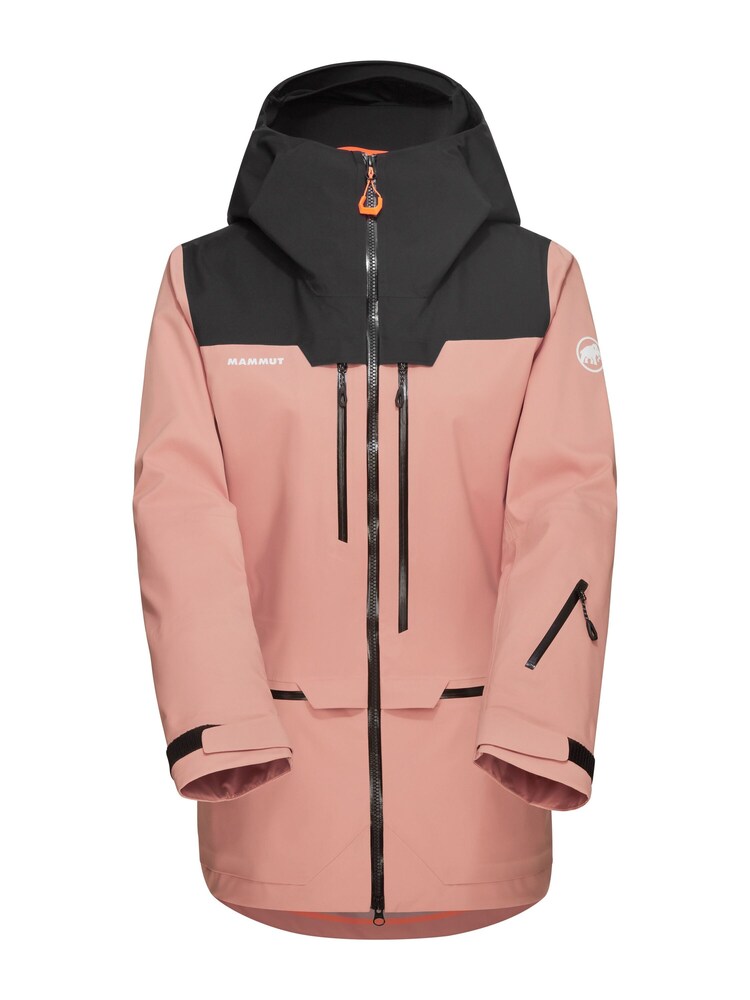 MAMMUT Outdoorjacke 'Haldigrat' Damen Größe L anthrazit / pfirsich