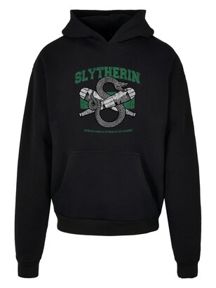 F4NT4STIC Sweatshirt ‘Harry Potter Slytherin’ Lichtgrijs / Donkergrijs / Donkergroen / Zwart