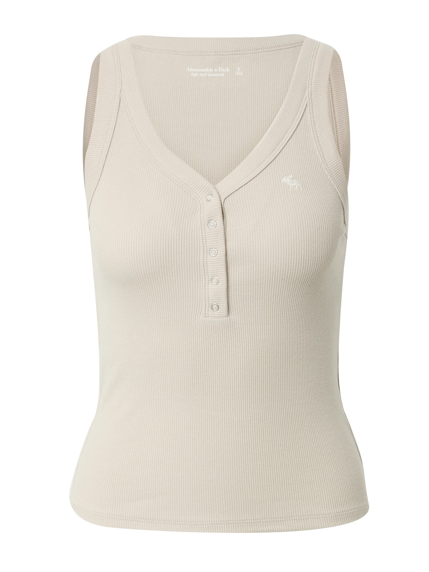 Abercrombie & Fitch Top  béžová / biela