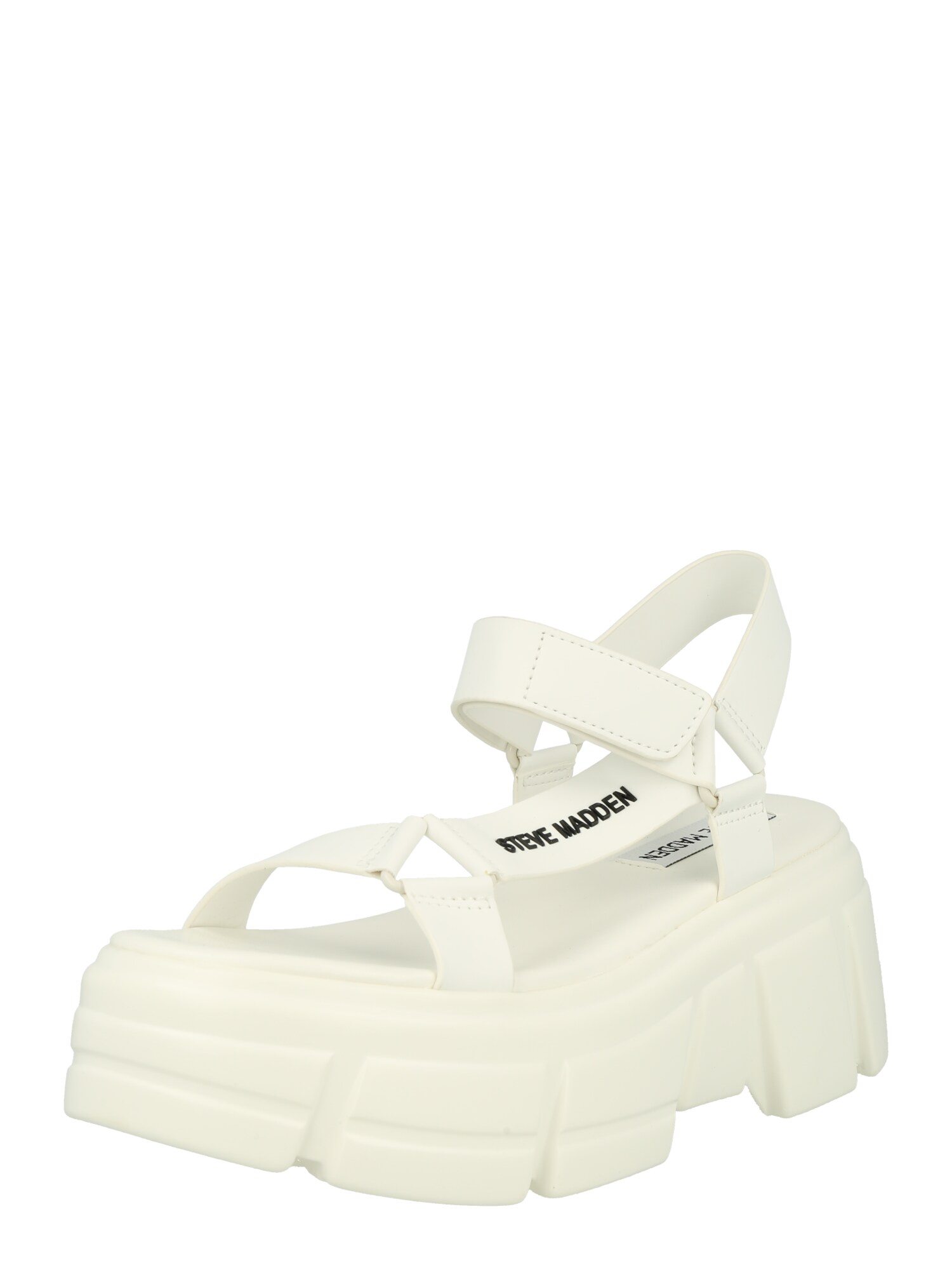 Steve Madden STEVE MADDEN Sandale 'ASSERTIVE' schwarz / weiß