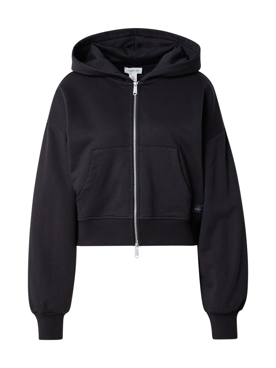 Sweatjacka 'Woven Label Hoodie'